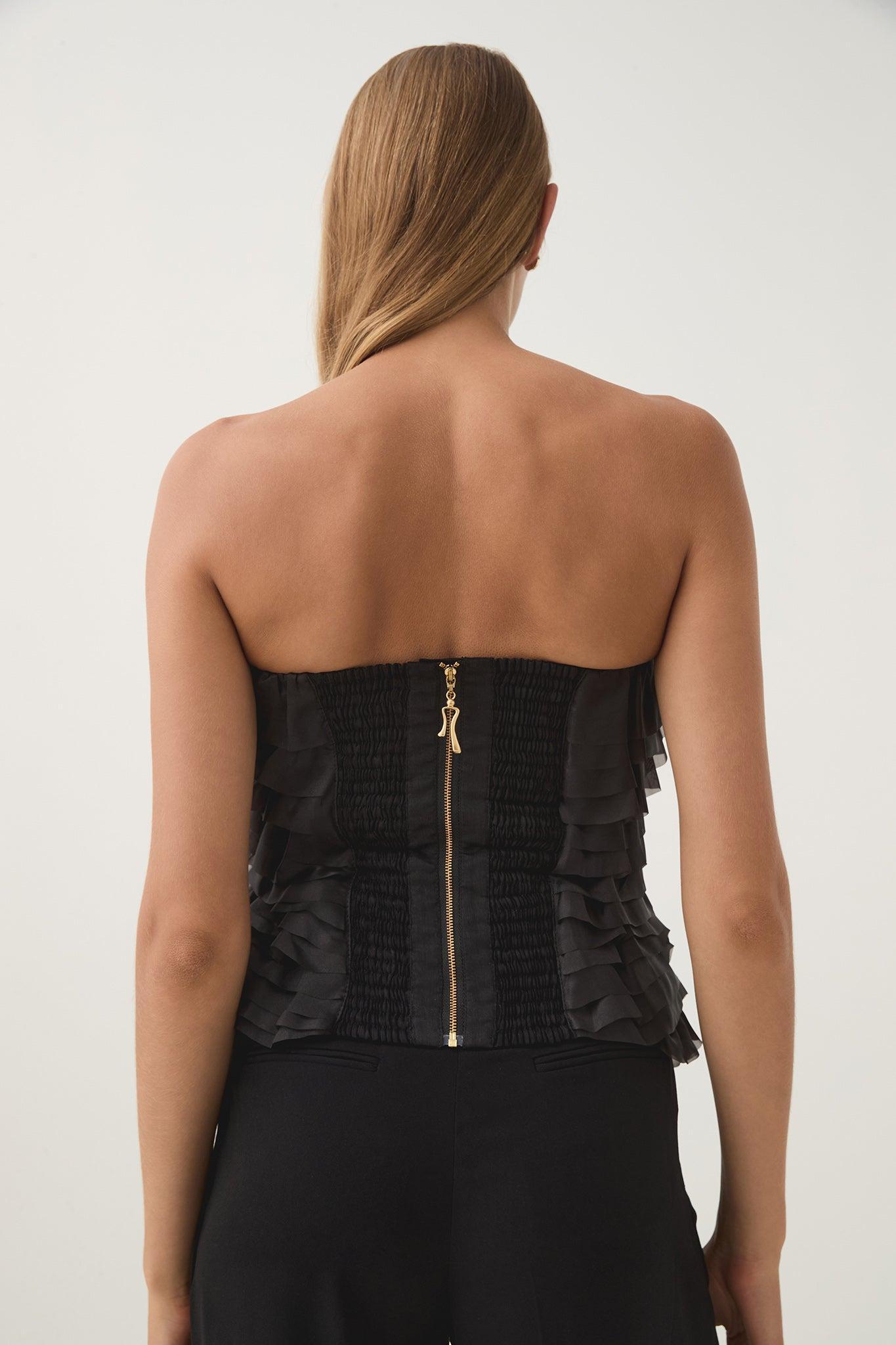 Charmed Rosette Ruffle Bustier Product Image