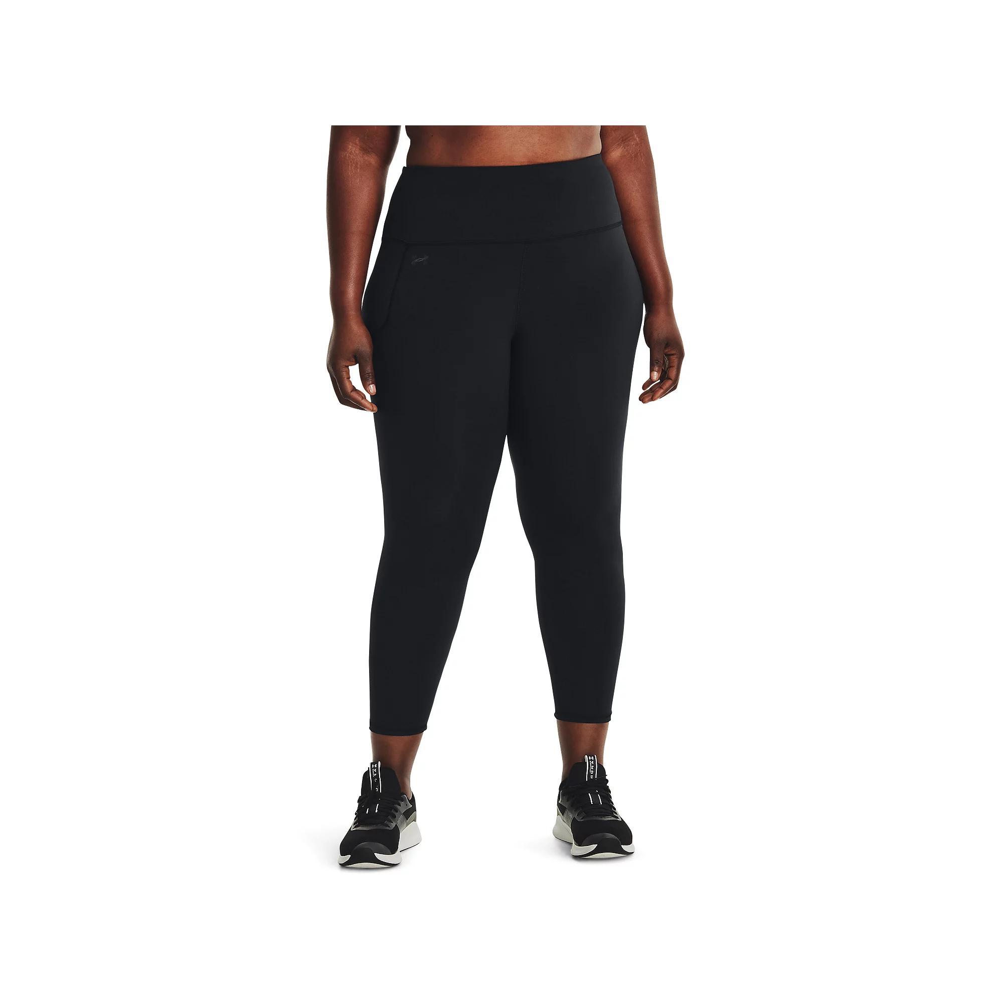 Plus Size Under Armour Motion Ankle Leggings, Women's, Size: 1XL, Black Product Image