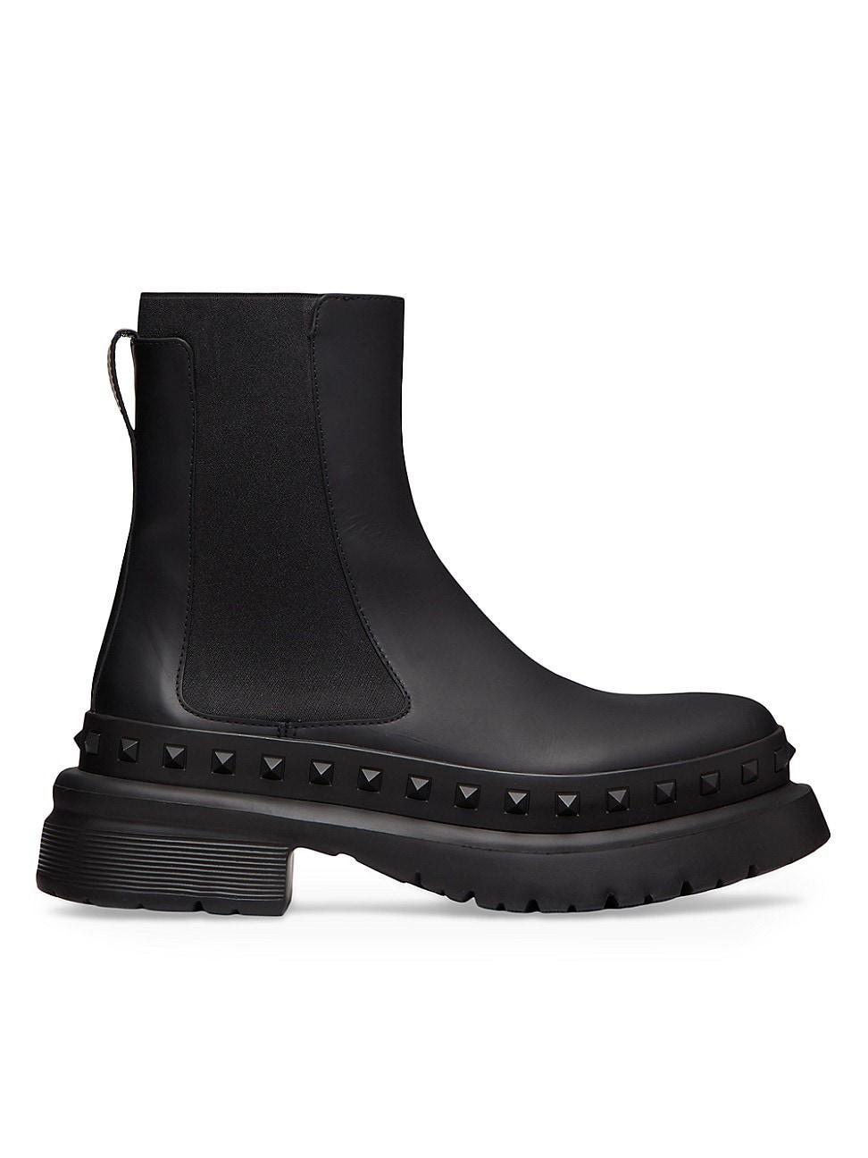Mens M-Way Rockstud Ankle Boots Product Image