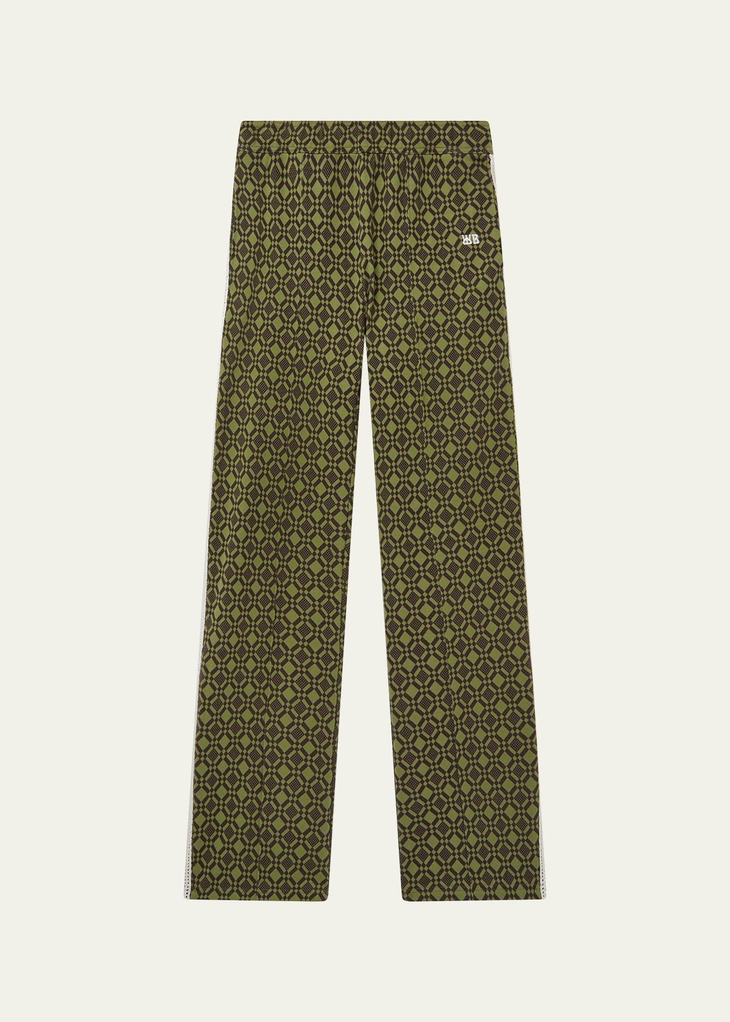 Mens Geometric Jacquard Sweatpants Product Image