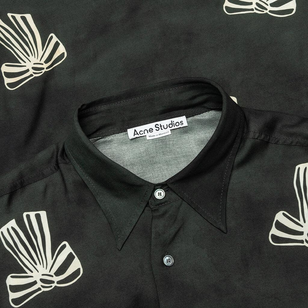 Floragatan Button Up Shirt - Black/White Male Product Image