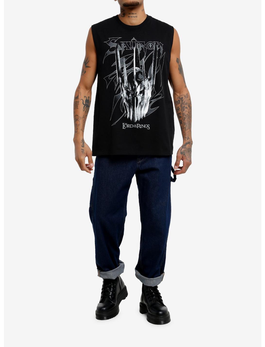 The Lord Of The Rings Sauron Helmet Muscle Tank Top Product Image