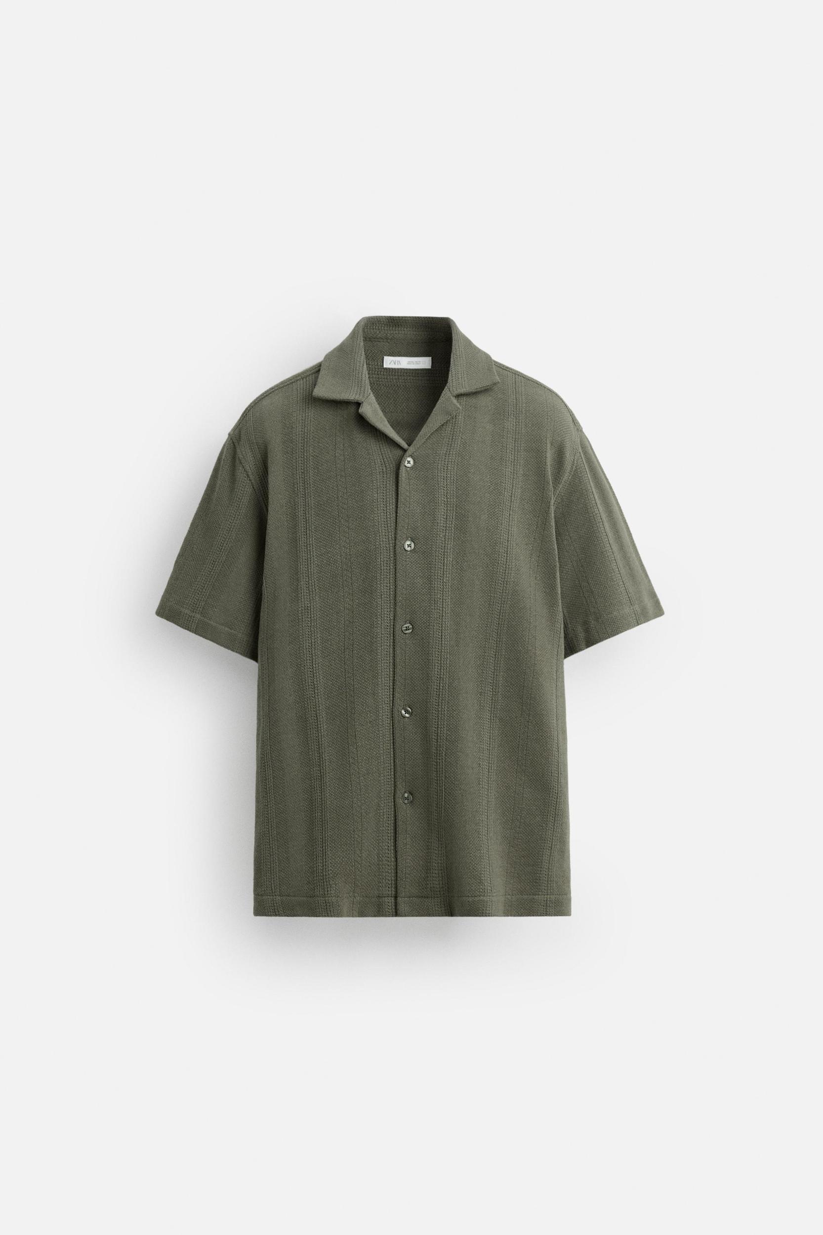 JACQUARD TEXTURED SHIRT Product Image