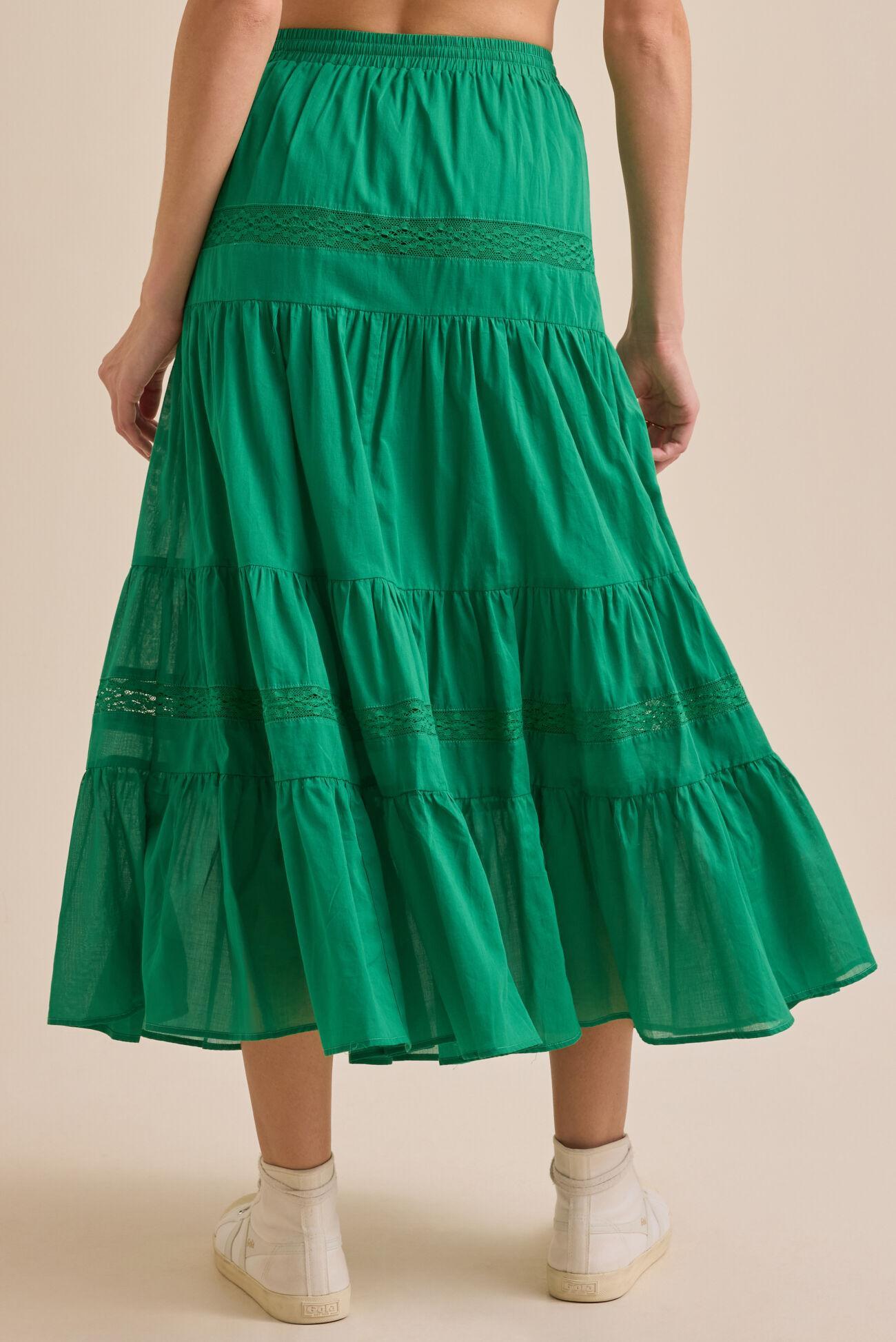 Austin Lace Midi Skirt Product Image
