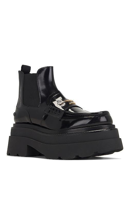Womens Carter Leather Platform Ankle Boots Product Image