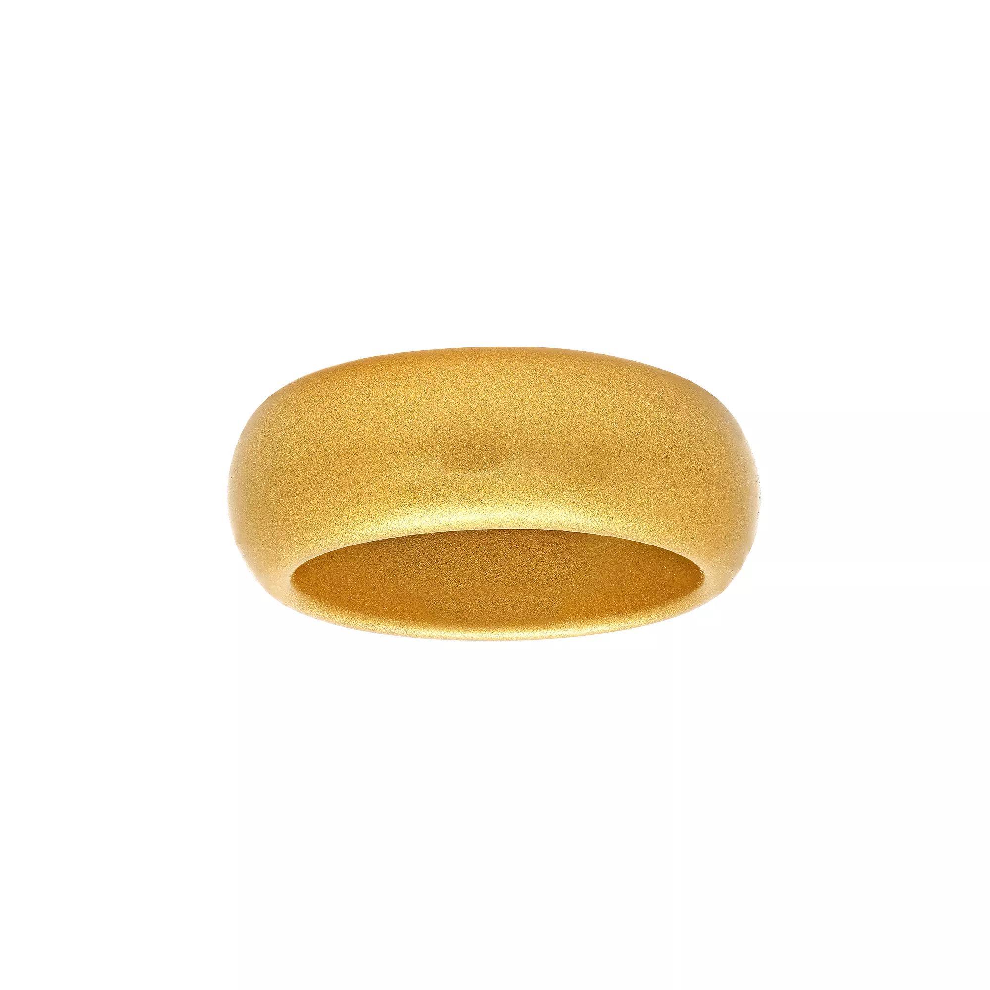 Silicone Ring, Women's, Size: 8, Gold Tone Product Image
