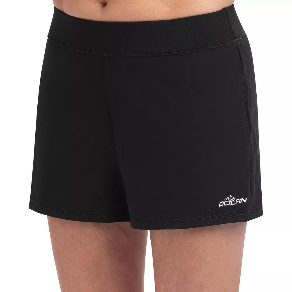 Women's Dolfin Aquashape Solid Swim Shorts, Size: XS, Blue Product Image