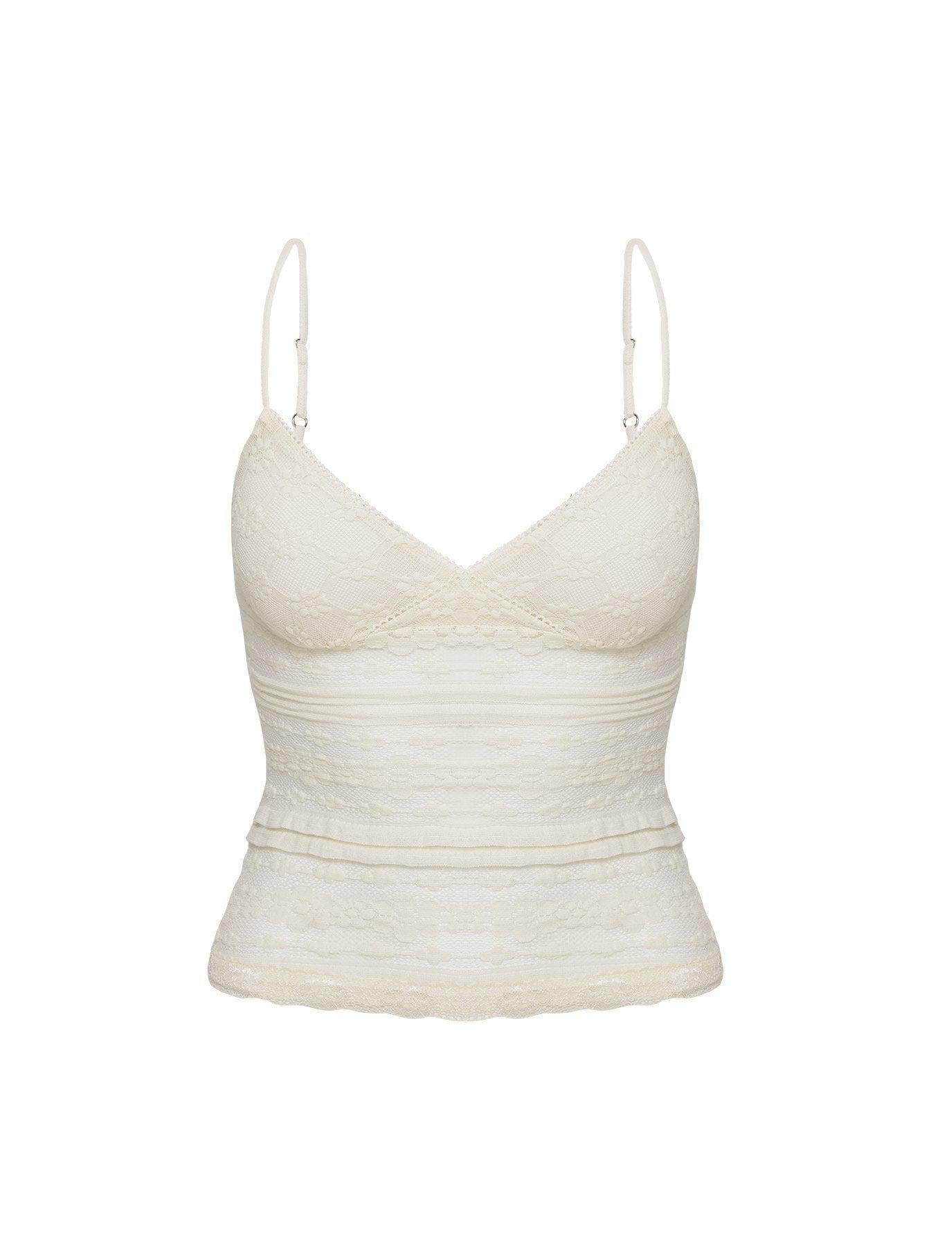 Orabela Lace Top Cream Product Image