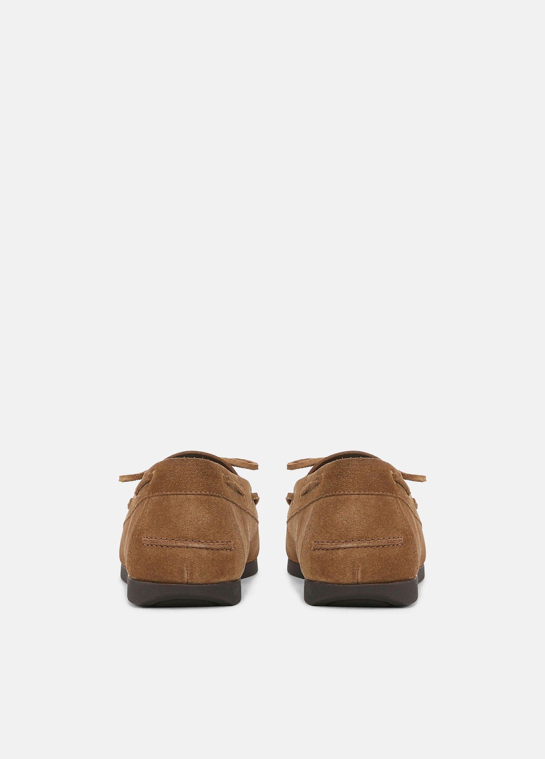 Marin Suede Lace-Up Loafer Product Image