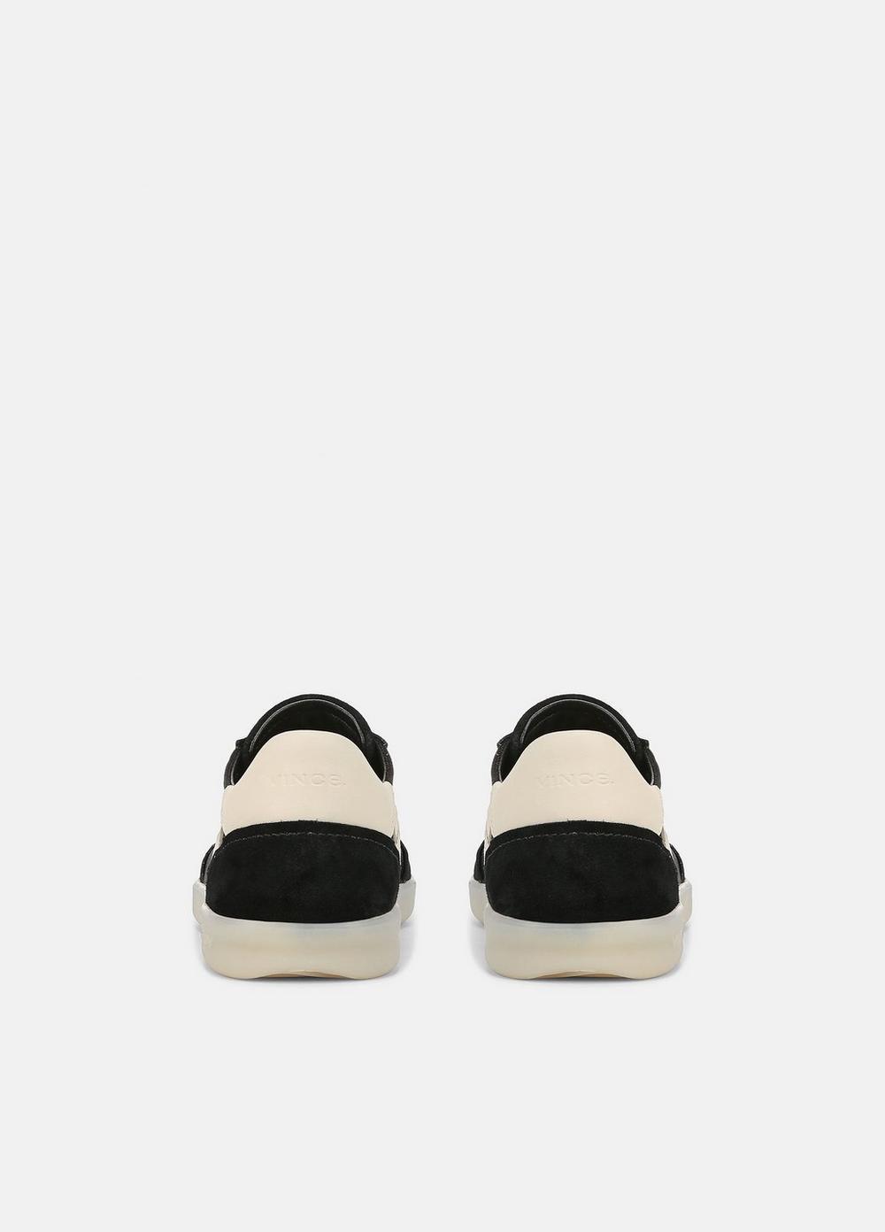 Womens Oasis Leather And Suede Sneaker, Chalk White, Size 7 Vince Product Image