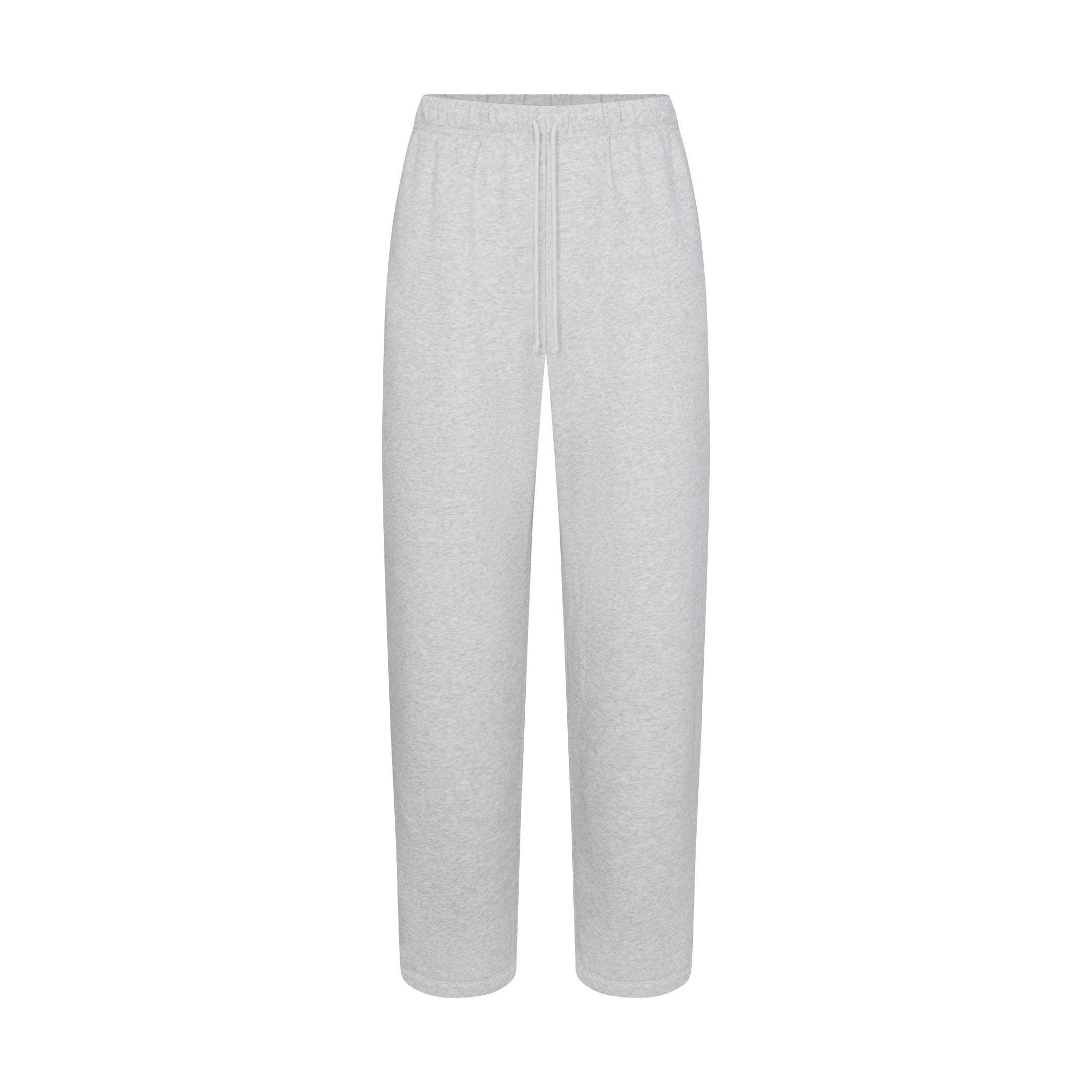 FLEECE LOUNGE MENS CLASSIC STRAIGHT LEG PANT | LIGHT HEATHER GREY Product Image