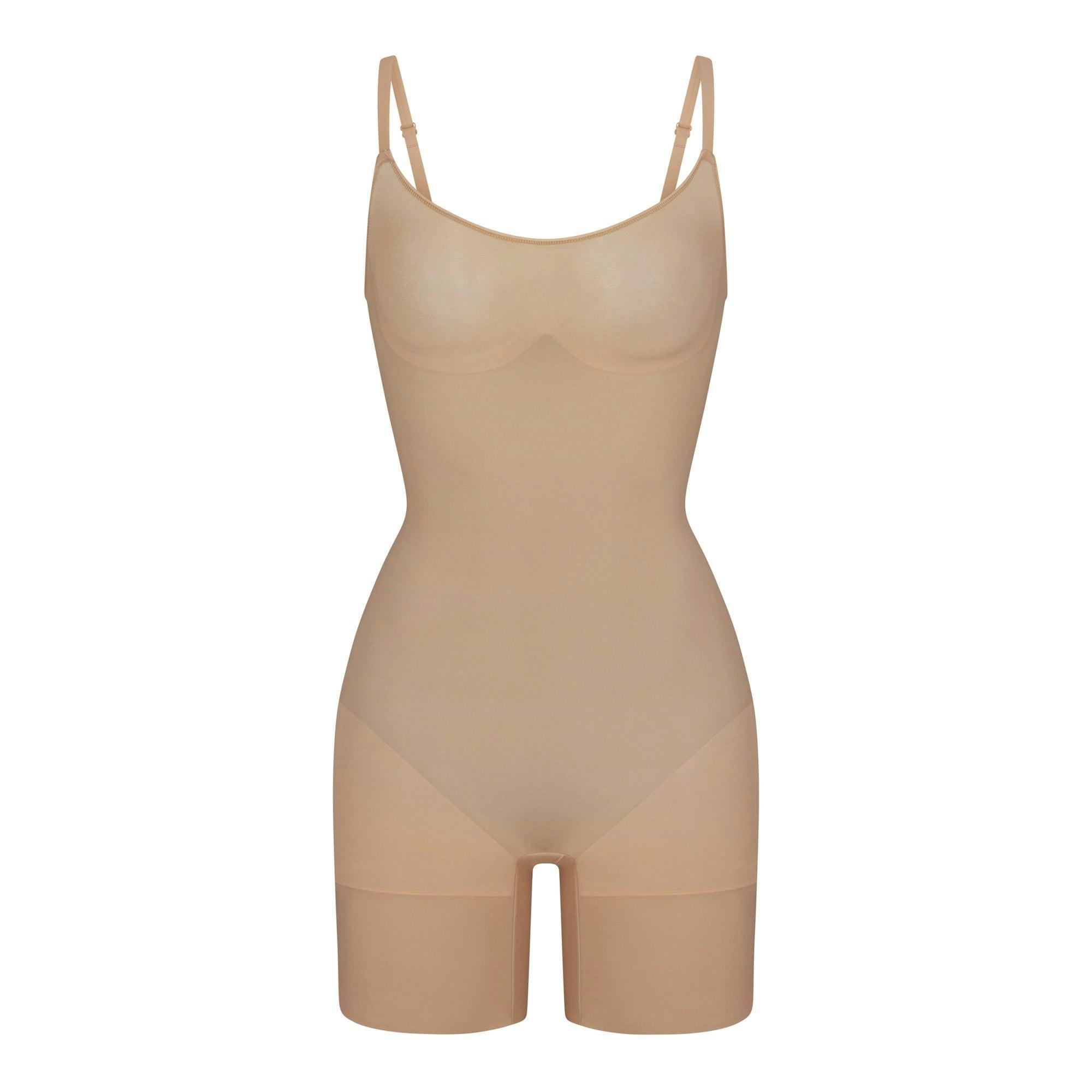 EVERYDAY SCULPT MID THIGH BODYSUIT | CLAY Product Image