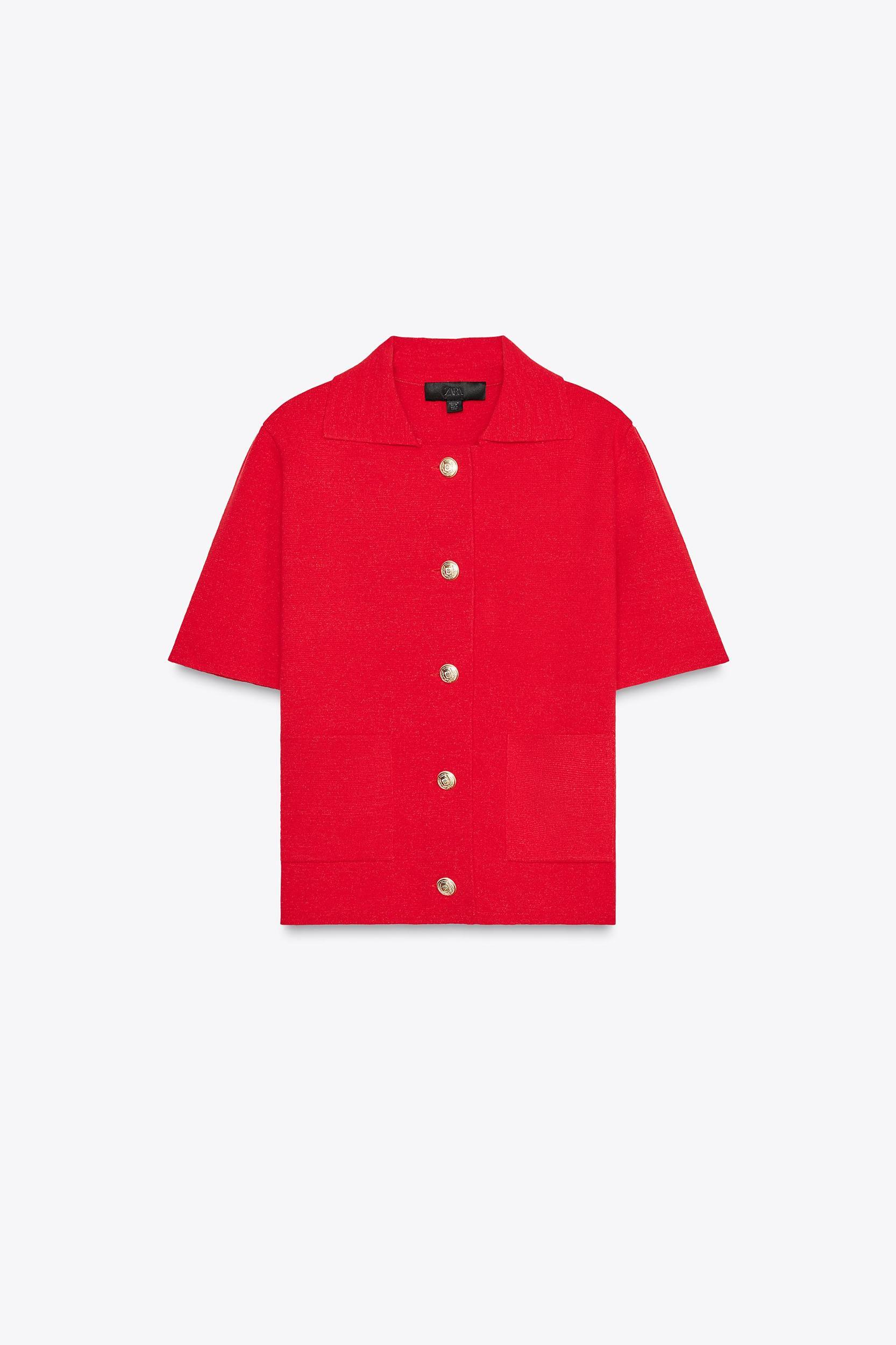 SHORT SLEEVE KNIT JACKET Product Image