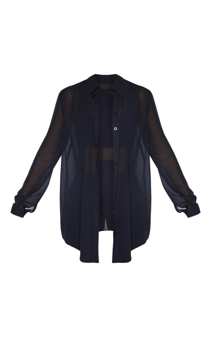 Black Beach Shirt Product Image