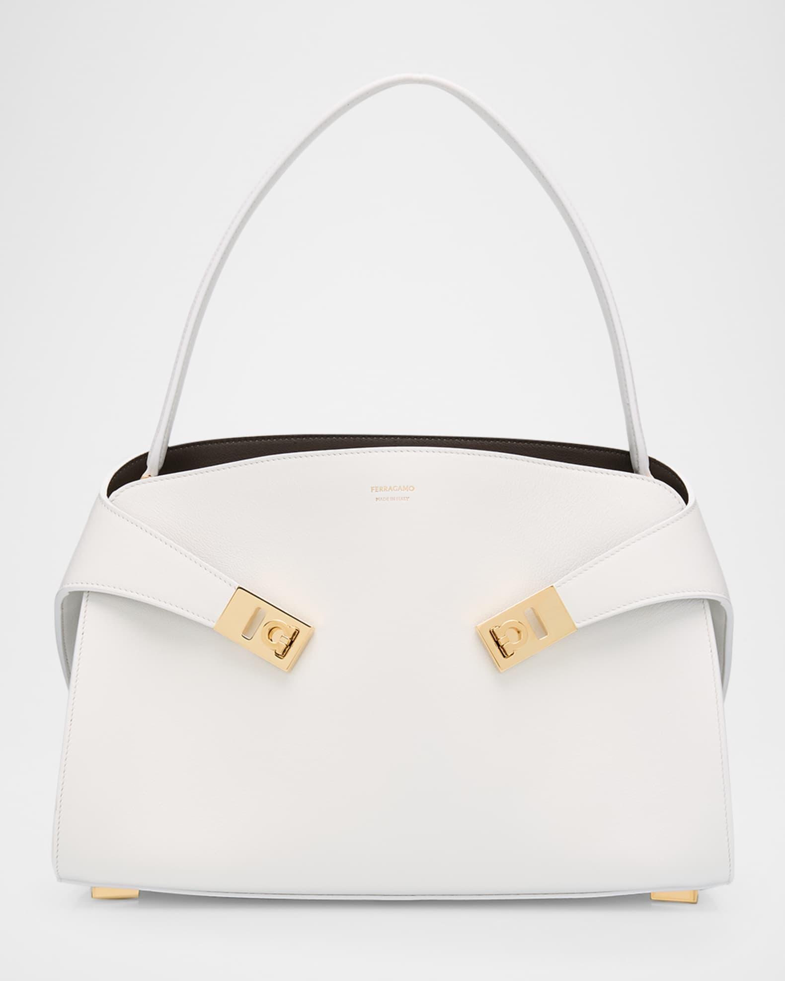 Small Hug Leather Shoulder Bag Product Image