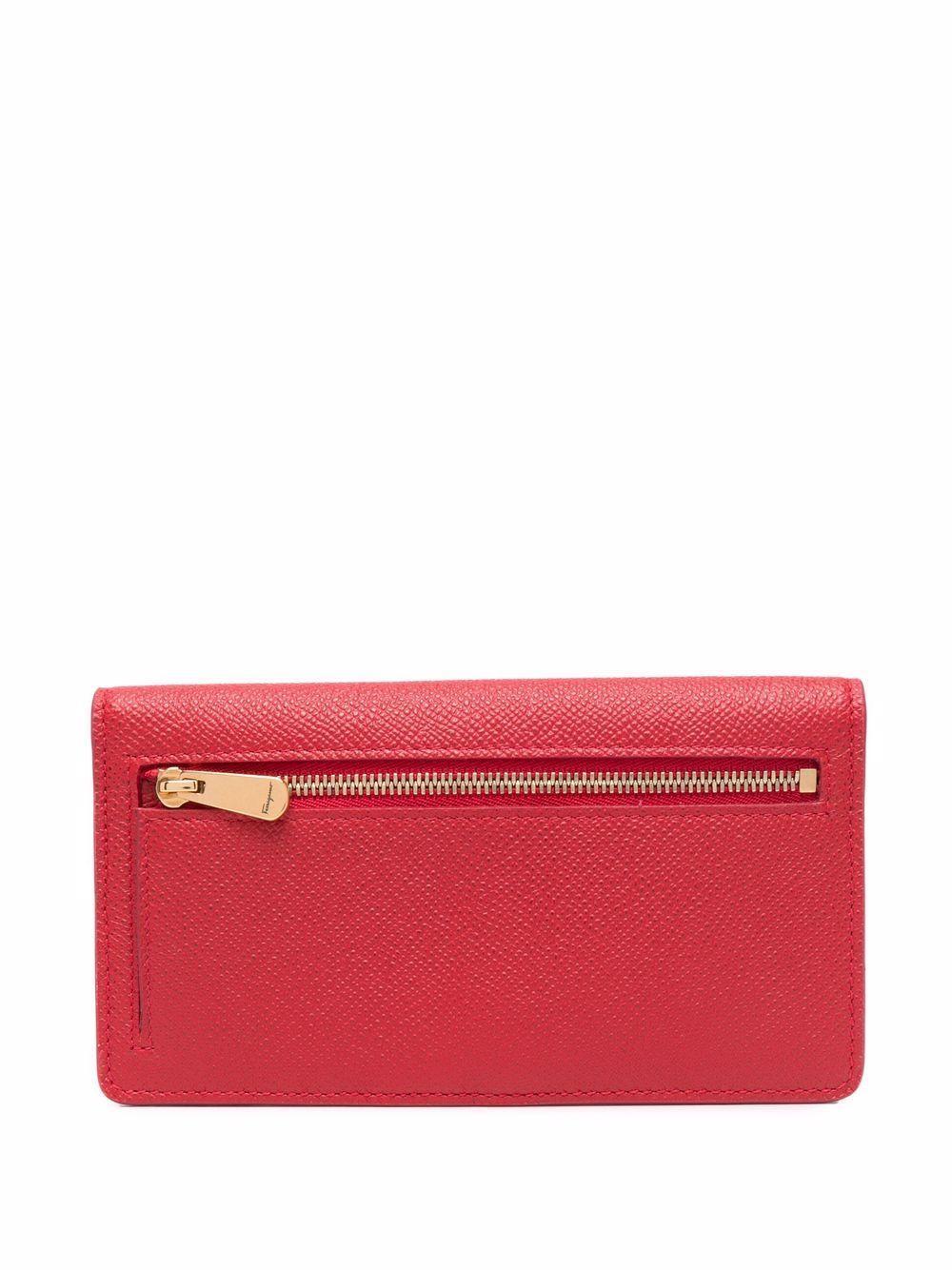 Gancini long leather wallet Product Image