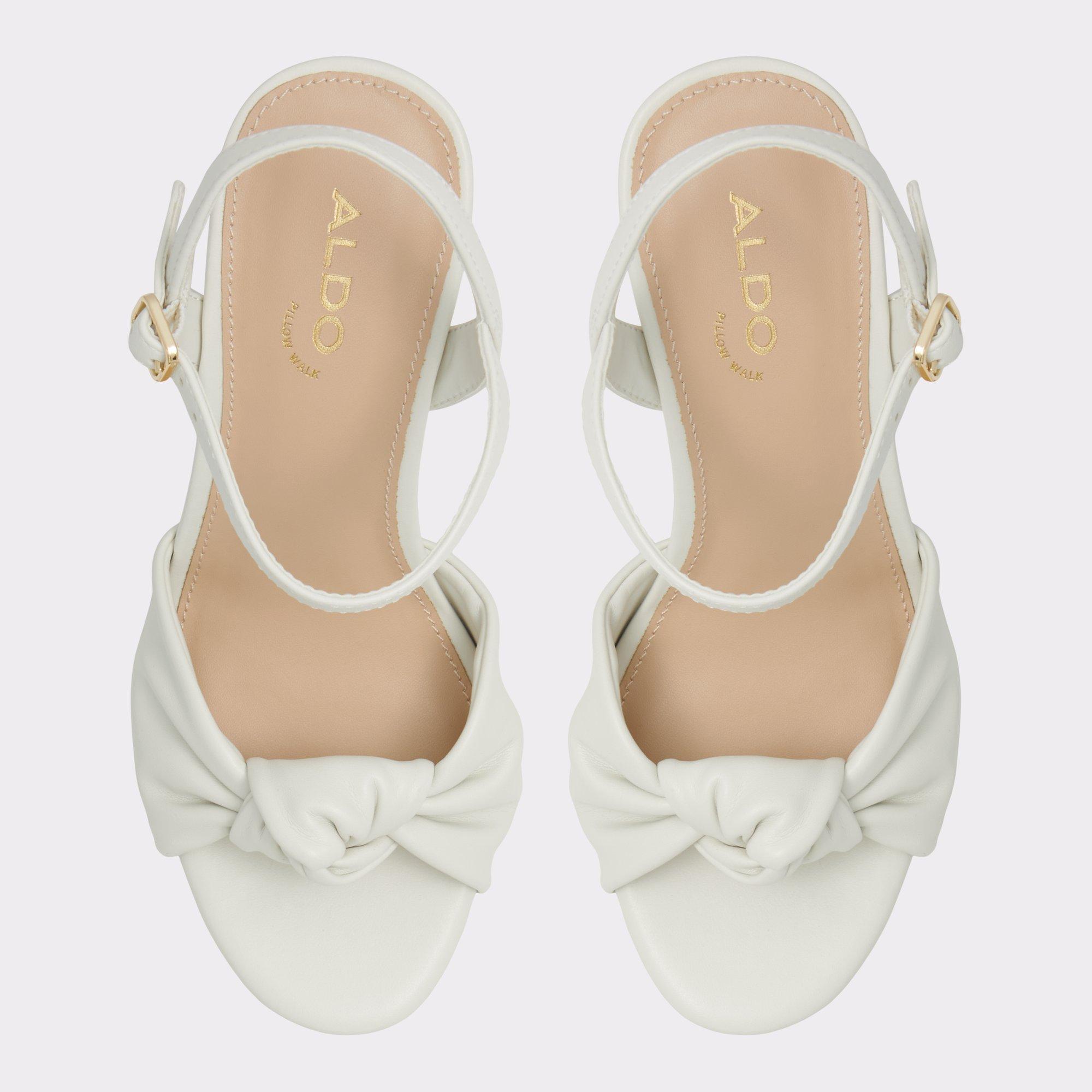 ALDO Ulialdan - Women's Platform Sandal Sandals - White, Size 7.5 Product Image
