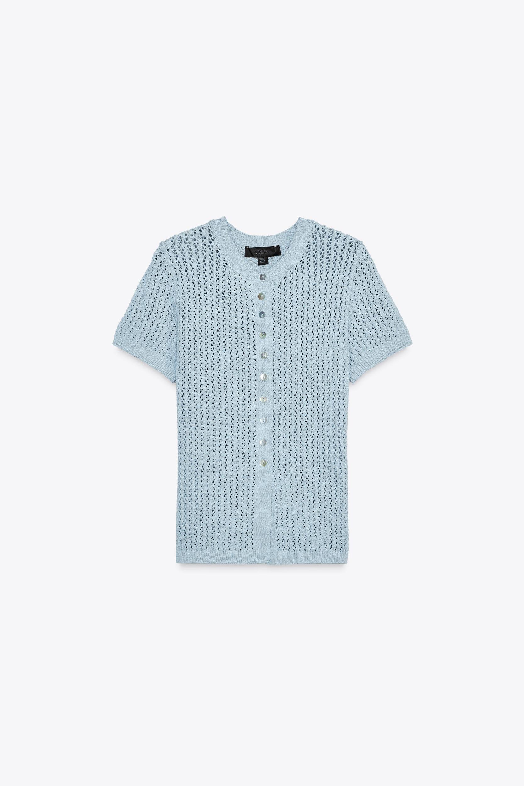 POINTELLE KNIT TOP Product Image