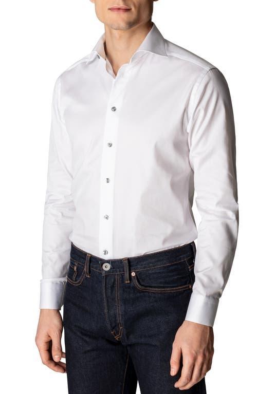 Mens Slim-Fit Twill Dress Shirt Product Image