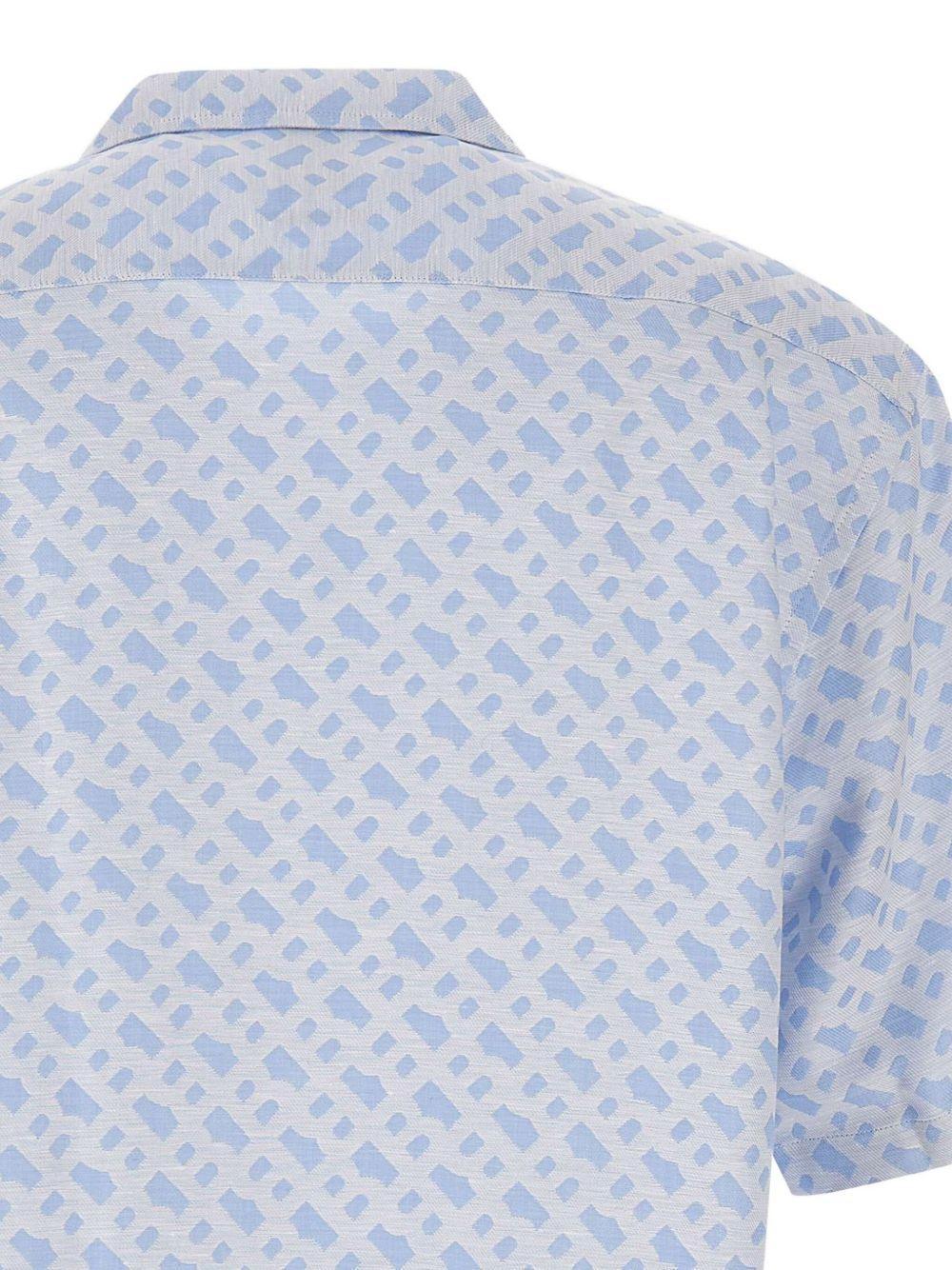 cuban-collar logo shirt Product Image