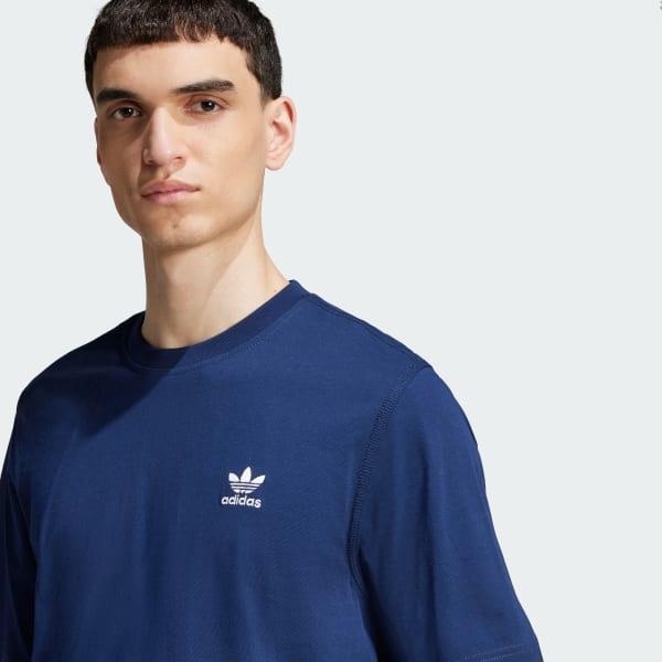 adidas Trefoil Essentials Tee Night Indigo L Mens Product Image