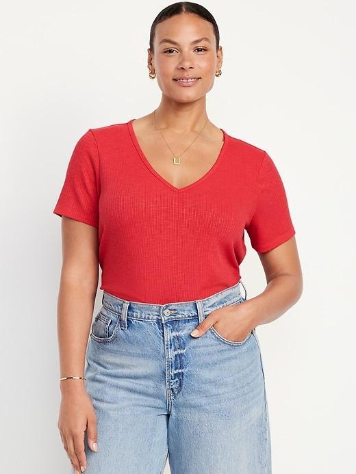 Luxe V-Neck T-Shirt Product Image
