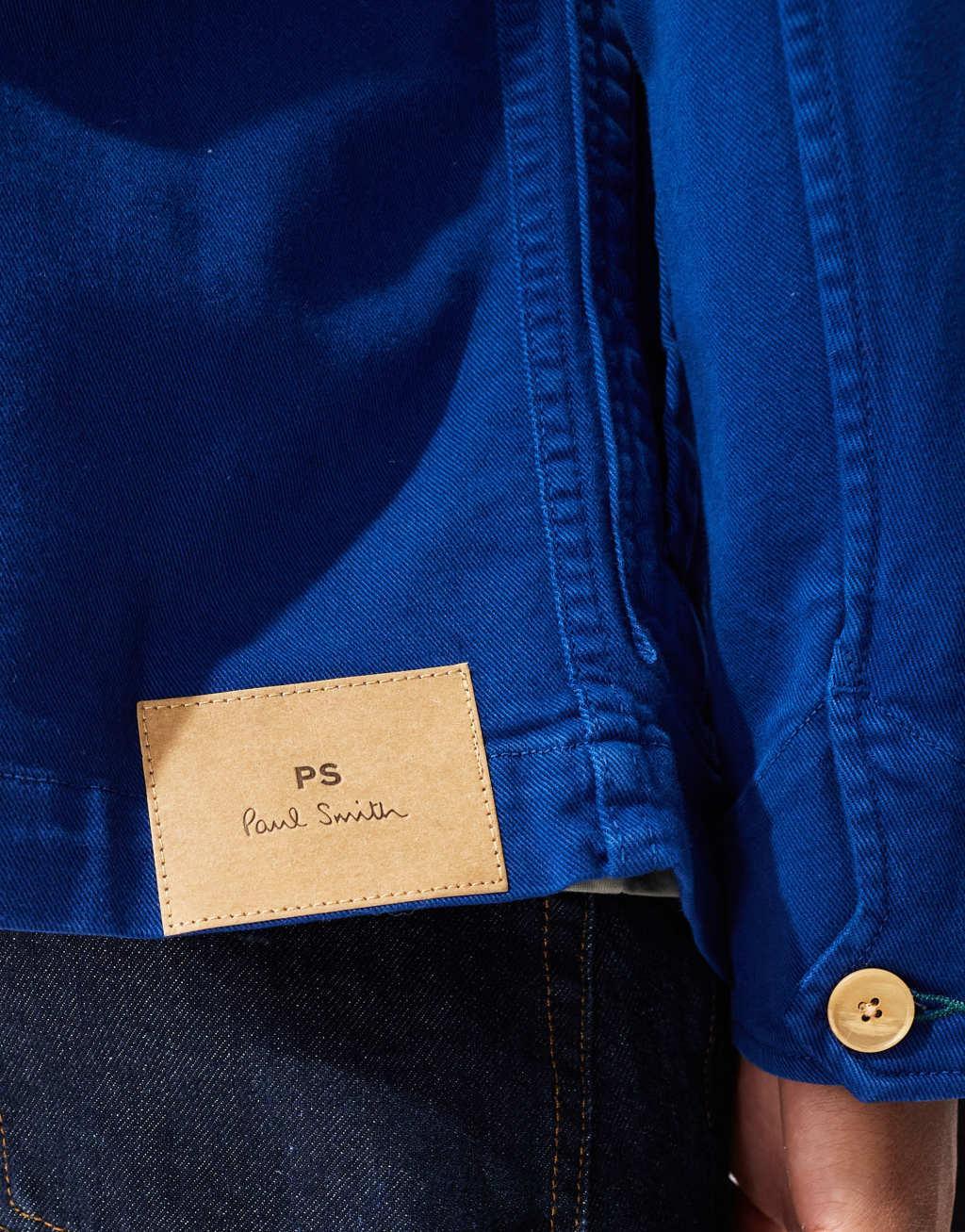 PS Paul Smith colored button down jacket in blue Product Image