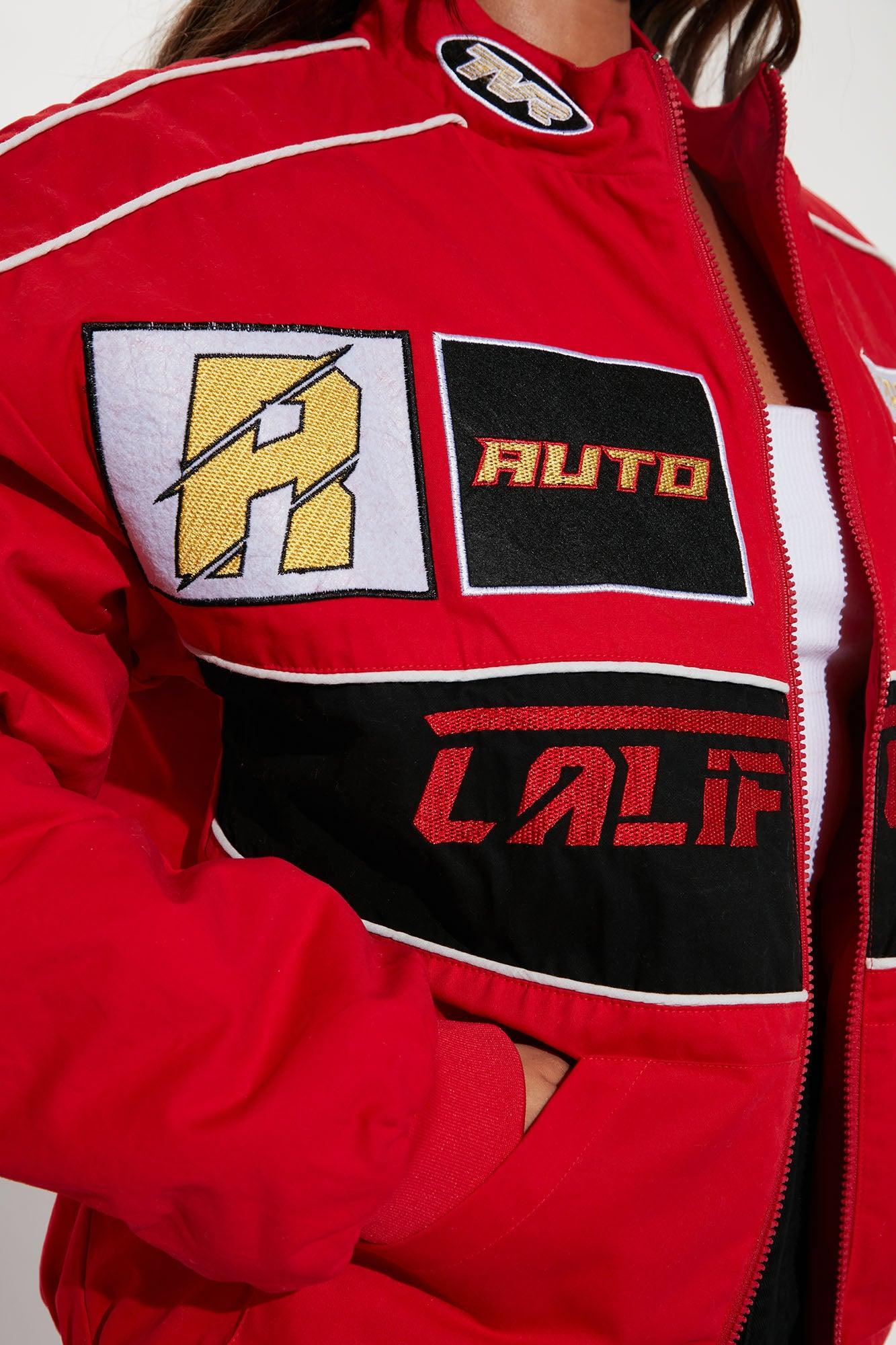 Racing Cali Bomber Jacket - Red Product Image