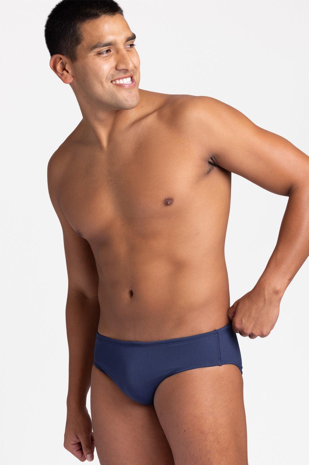 BROLYN Swim Brief - Navy Male Product Image