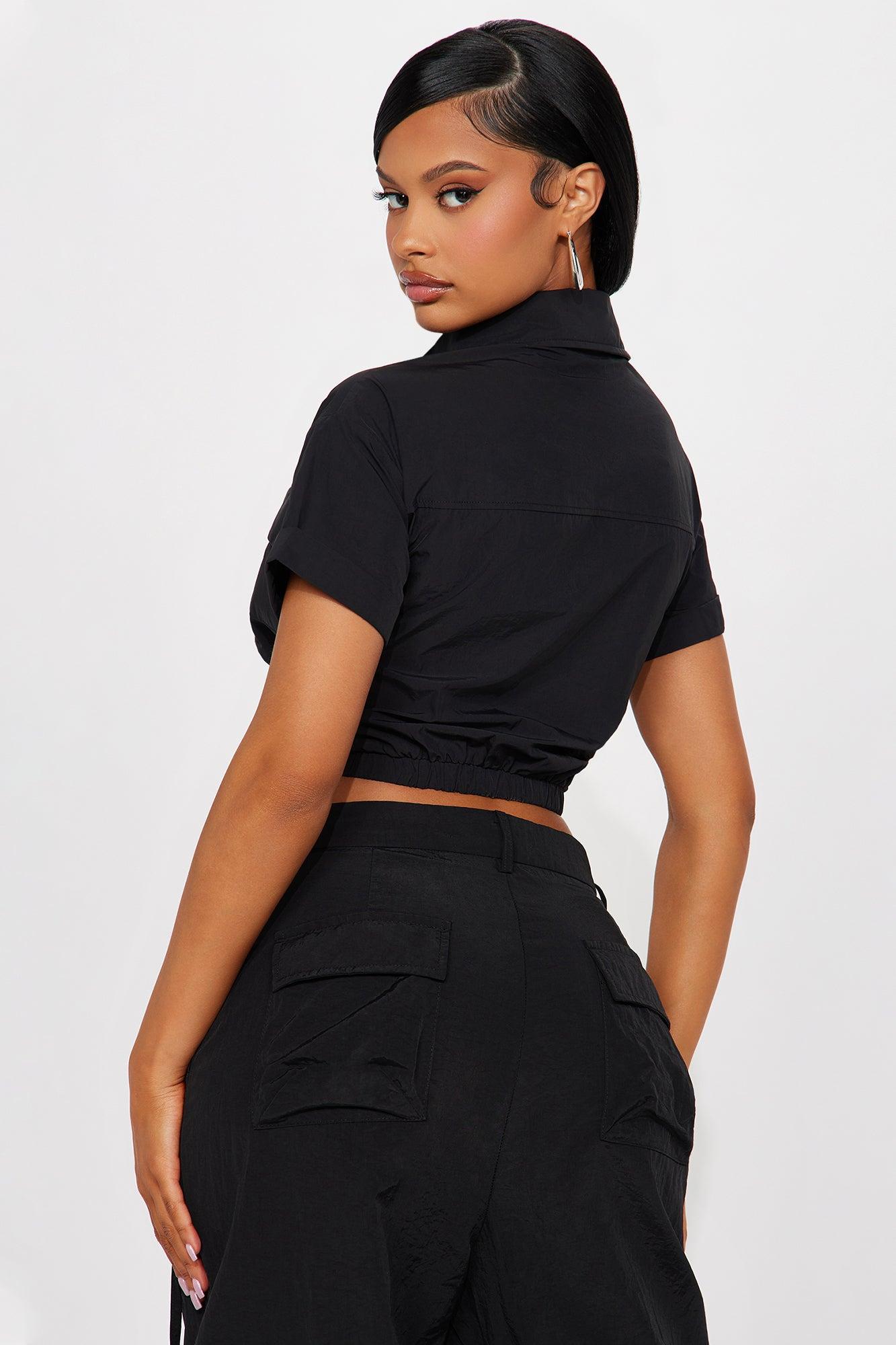 Catch Me Chillin' Top - Black Product Image