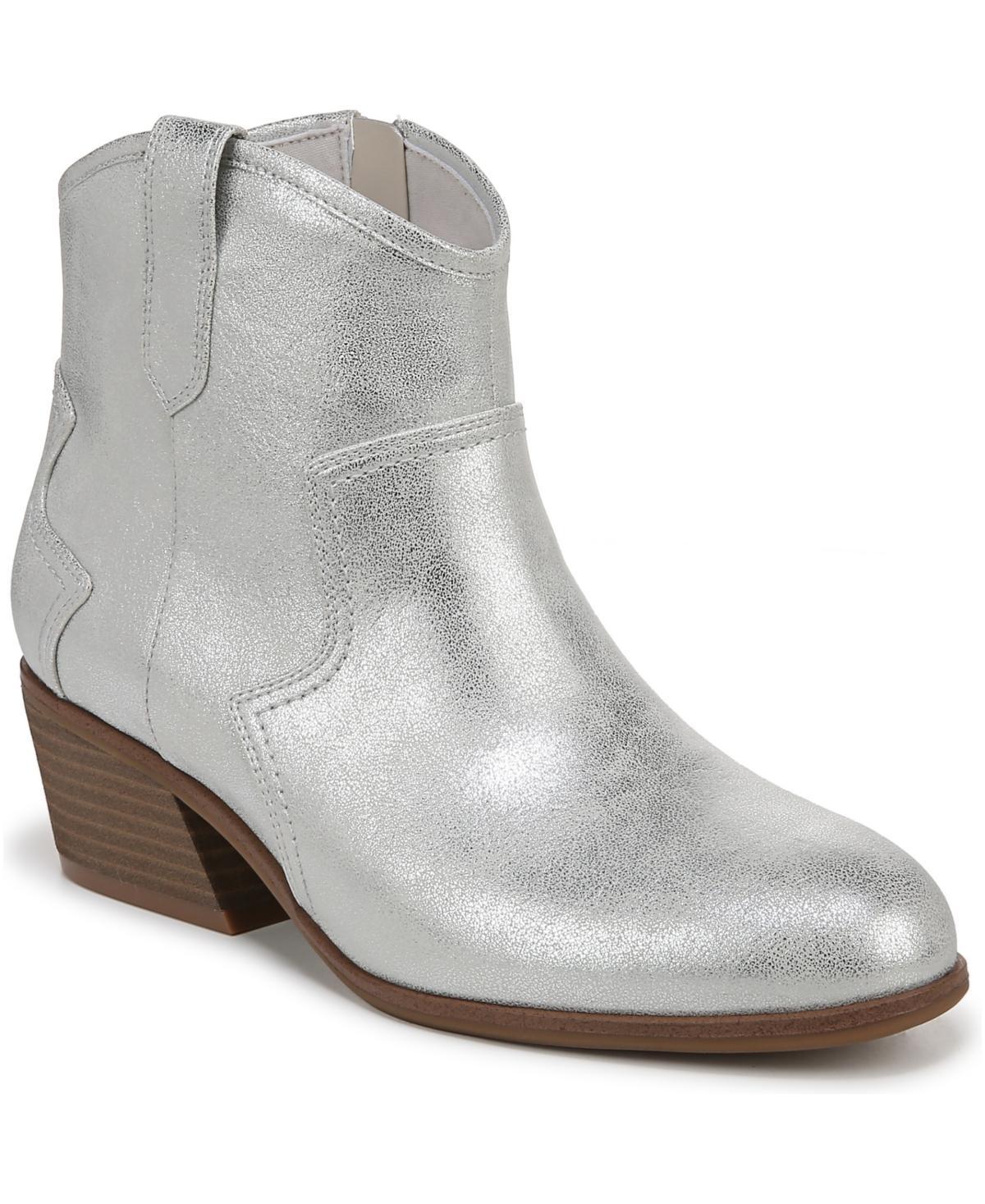 Dr. Scholl's Lasso Women's Western Ankle Boots, Size: 6, Black Off White Product Image