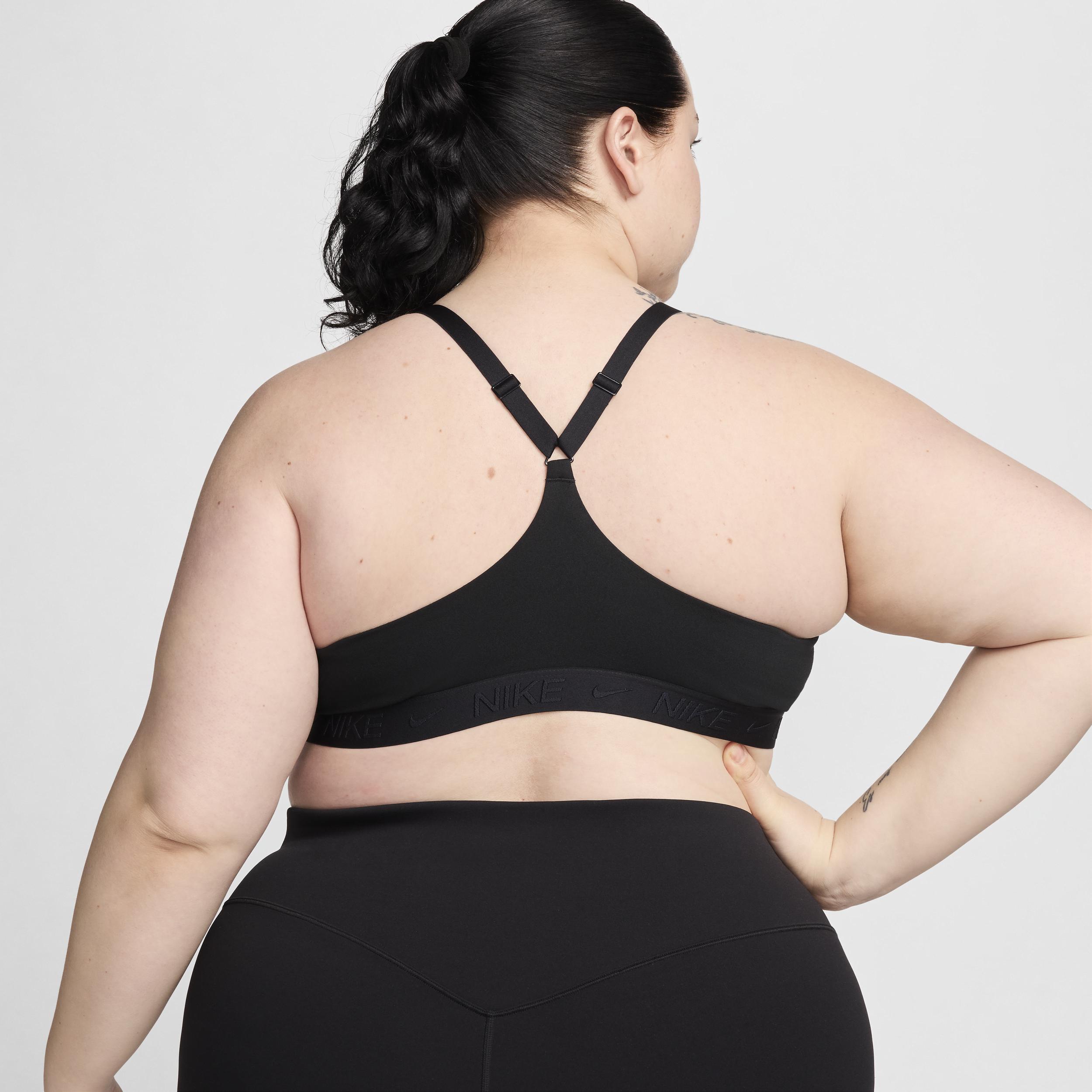 Plus Size Nike Indy Light Support Padded Sports Bra, Women's, Size: 1XL, Black Product Image