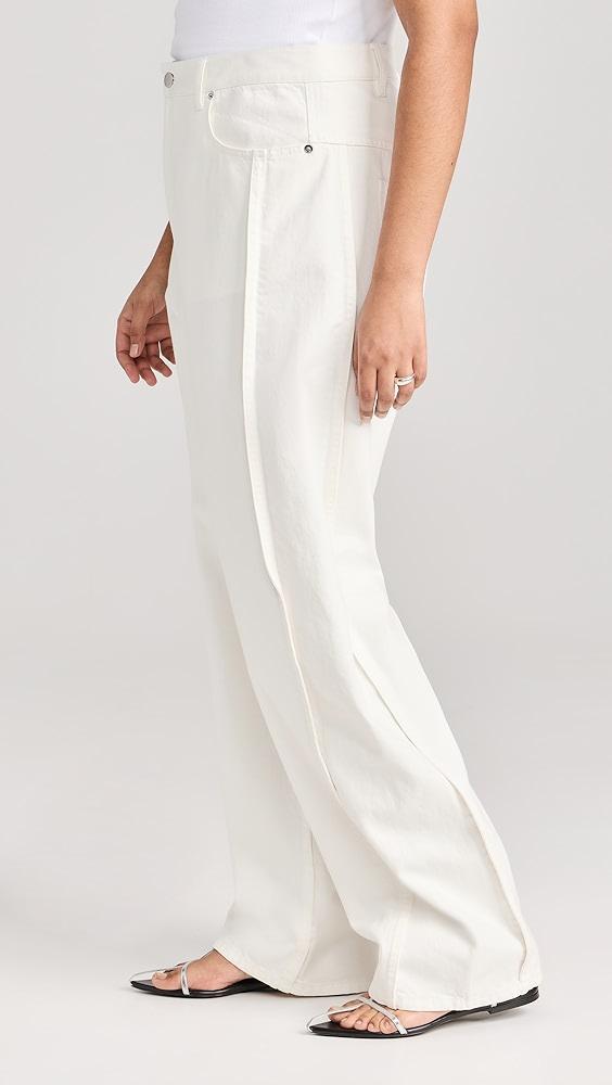 Tibi Tuck Jeans | Shopbop Product Image