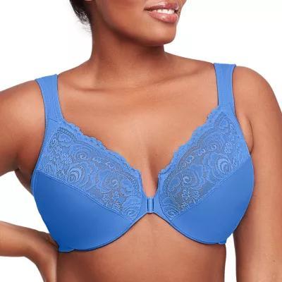 Glamorise Elegance Wonderwire® Front-Close Underwire Unlined Full Coverage Bra 1245 Product Image