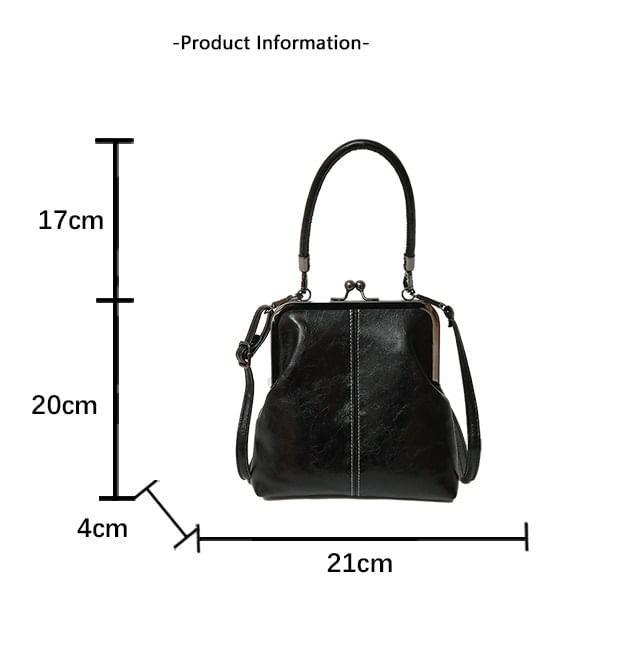 Faux Leather Crossbody Bag Product Image
