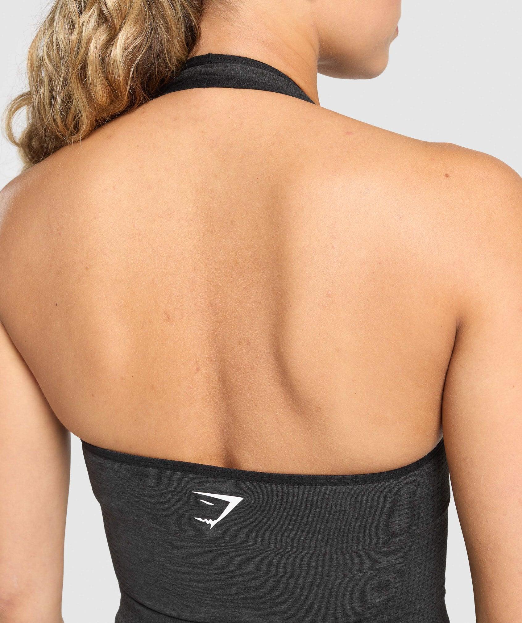 Vital Seamless Halter Neck Tank With Shelf Product Image