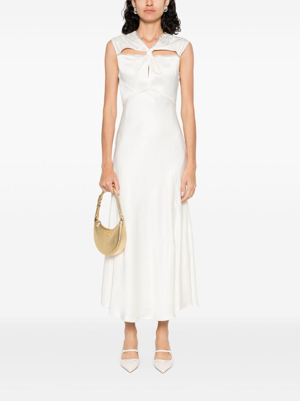 long crystal-embellished dress Product Image