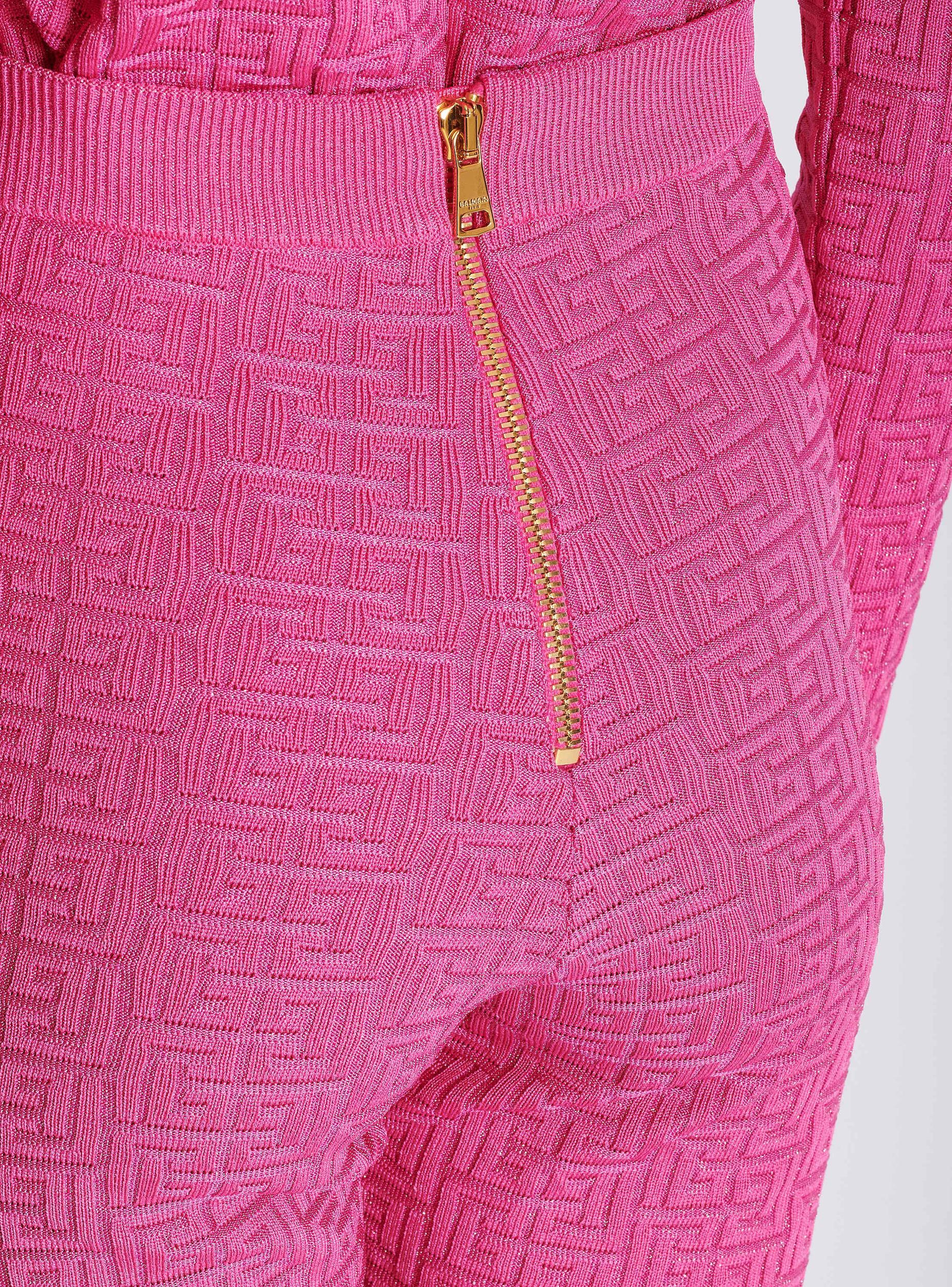 Knit leggings with monogram Product Image