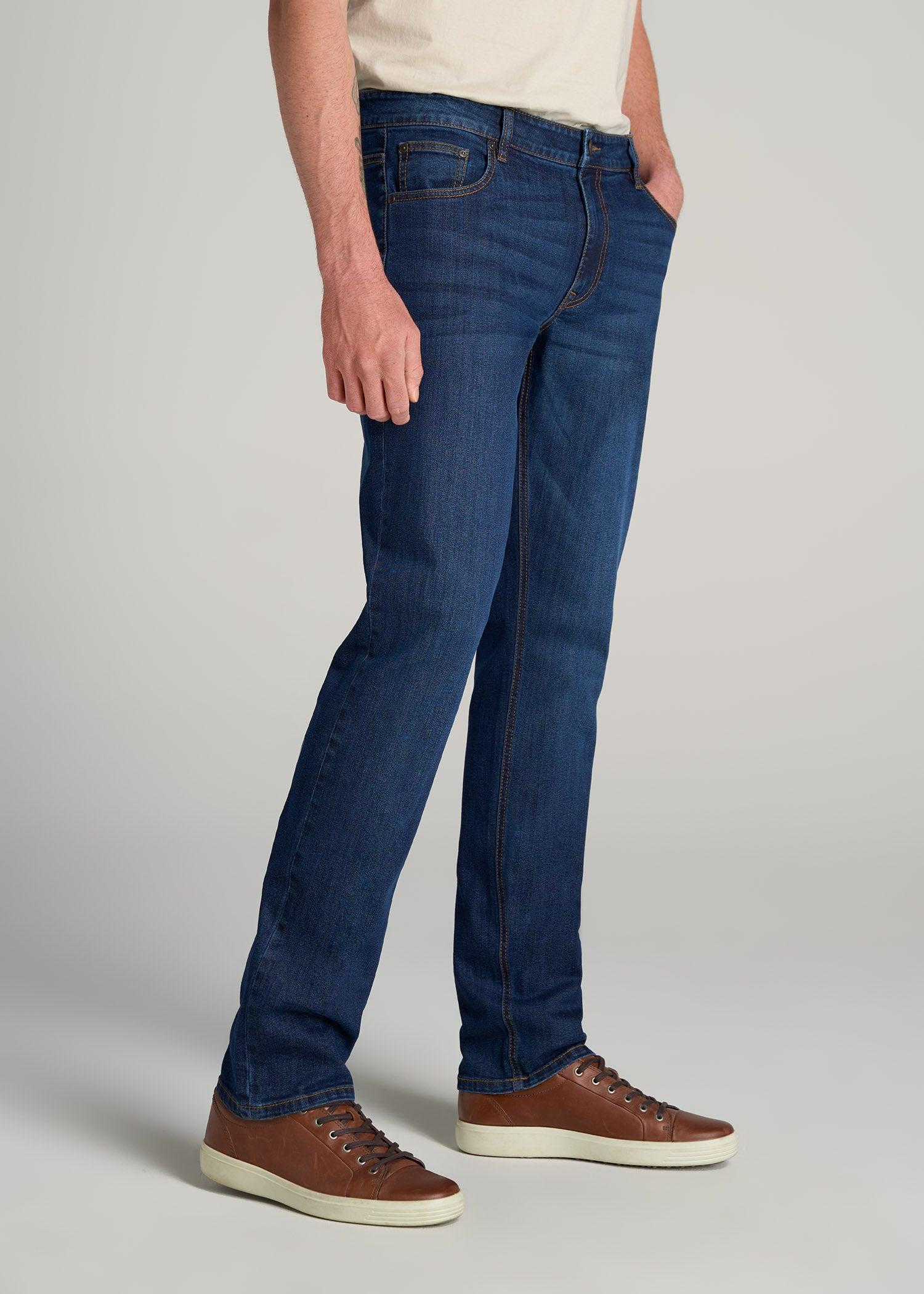 LJ&S TAPERED Jeans for Tall Men in Charger Blue Product Image