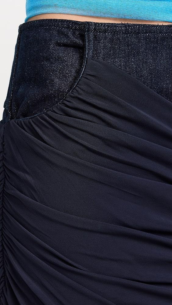 Christopher Esber Wrapped Denim Column Skirt | Shopbop Product Image