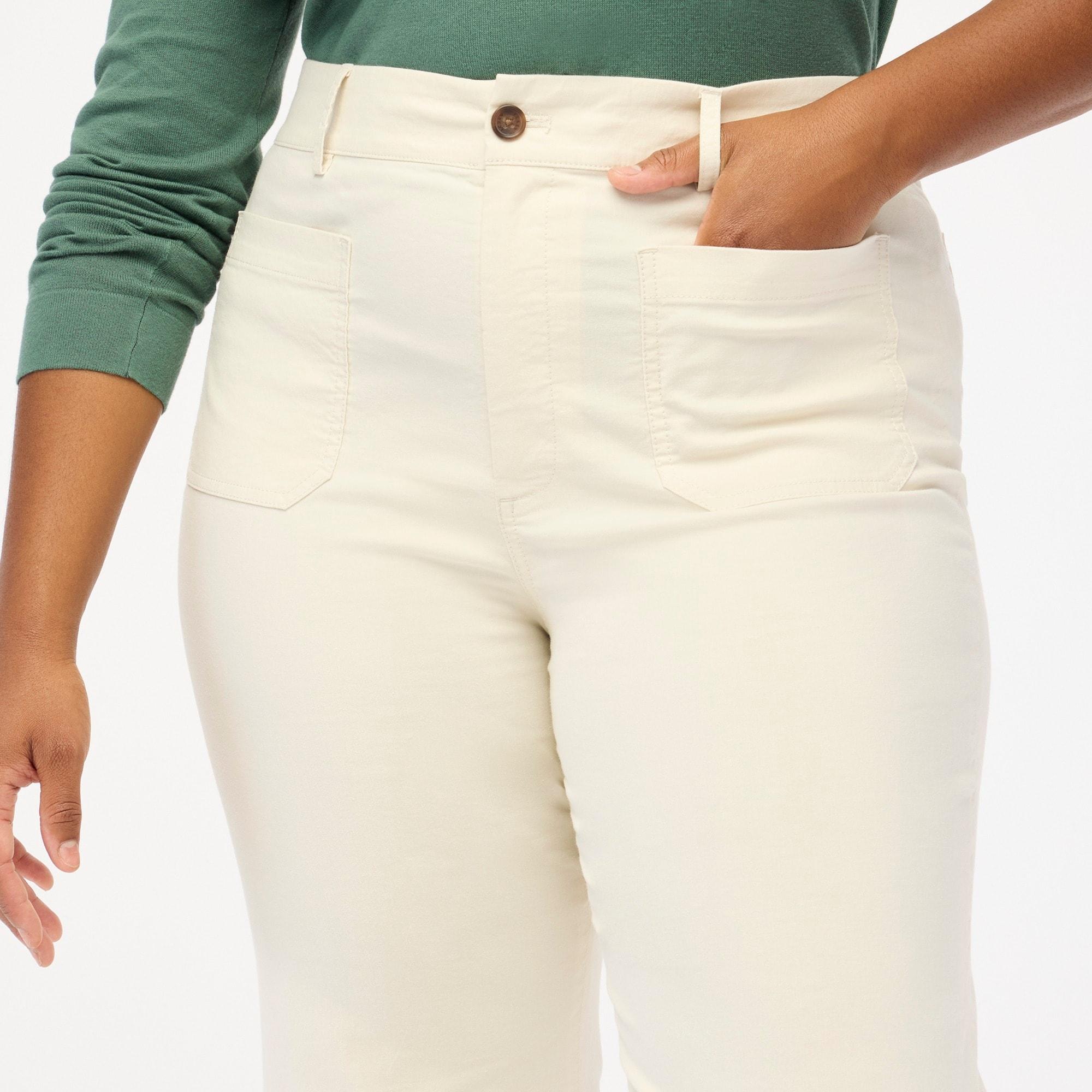 Lizzie high-rise patch-pocket wide-leg pant Product Image