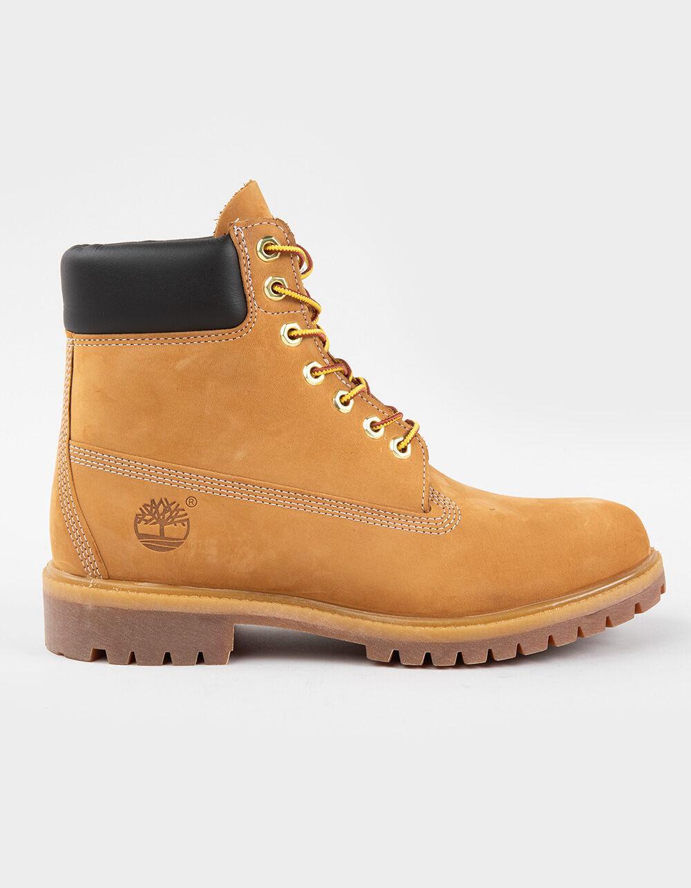 TIMBERLAND Premium Mens 6-Inch Waterproof Boots - BLACK Product Image