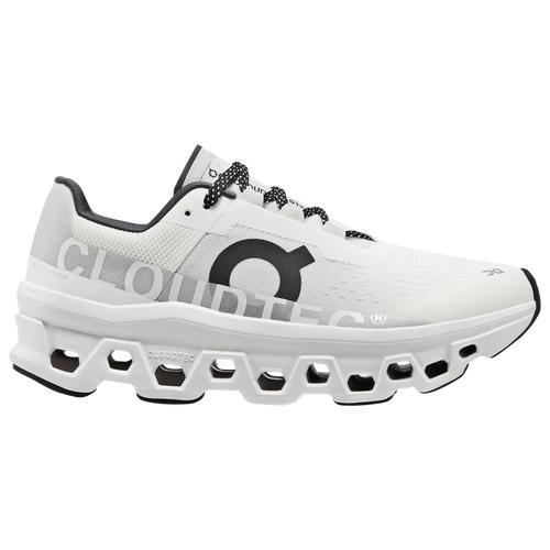 On Womens On Cloudmonster - Womens Running Shoes Black/Magnet Product Image