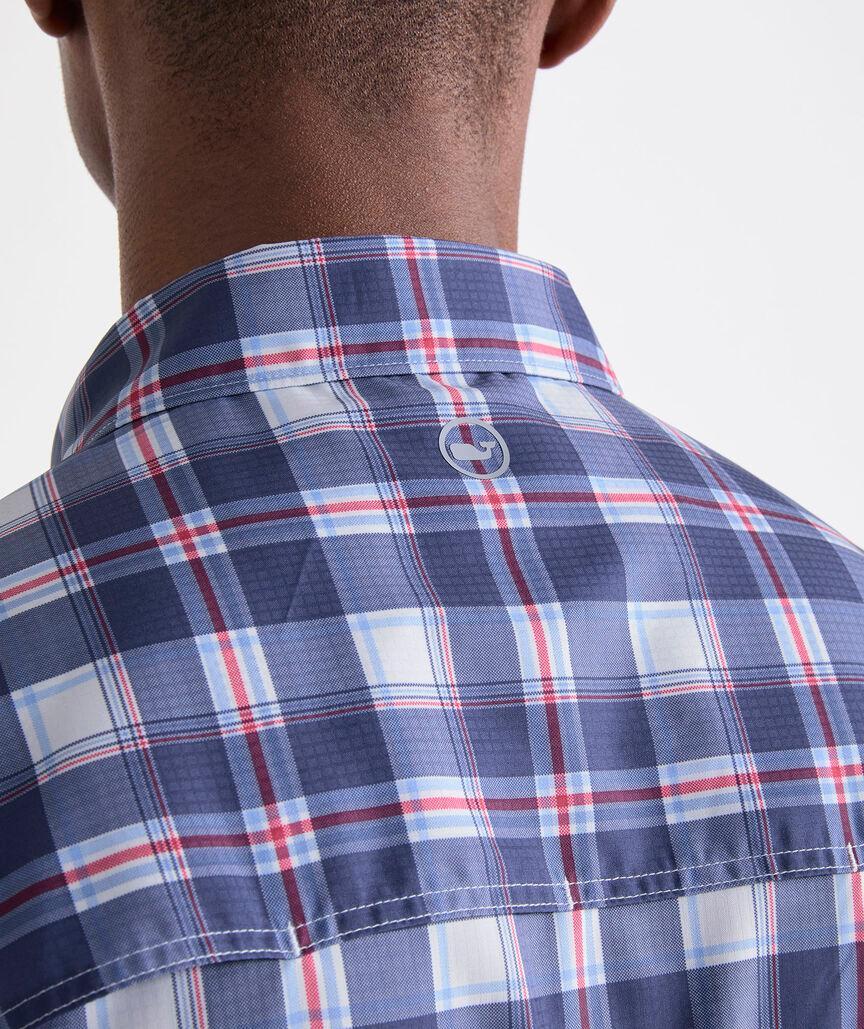 Markoe Plaid Performance Harbor Shirt Product Image