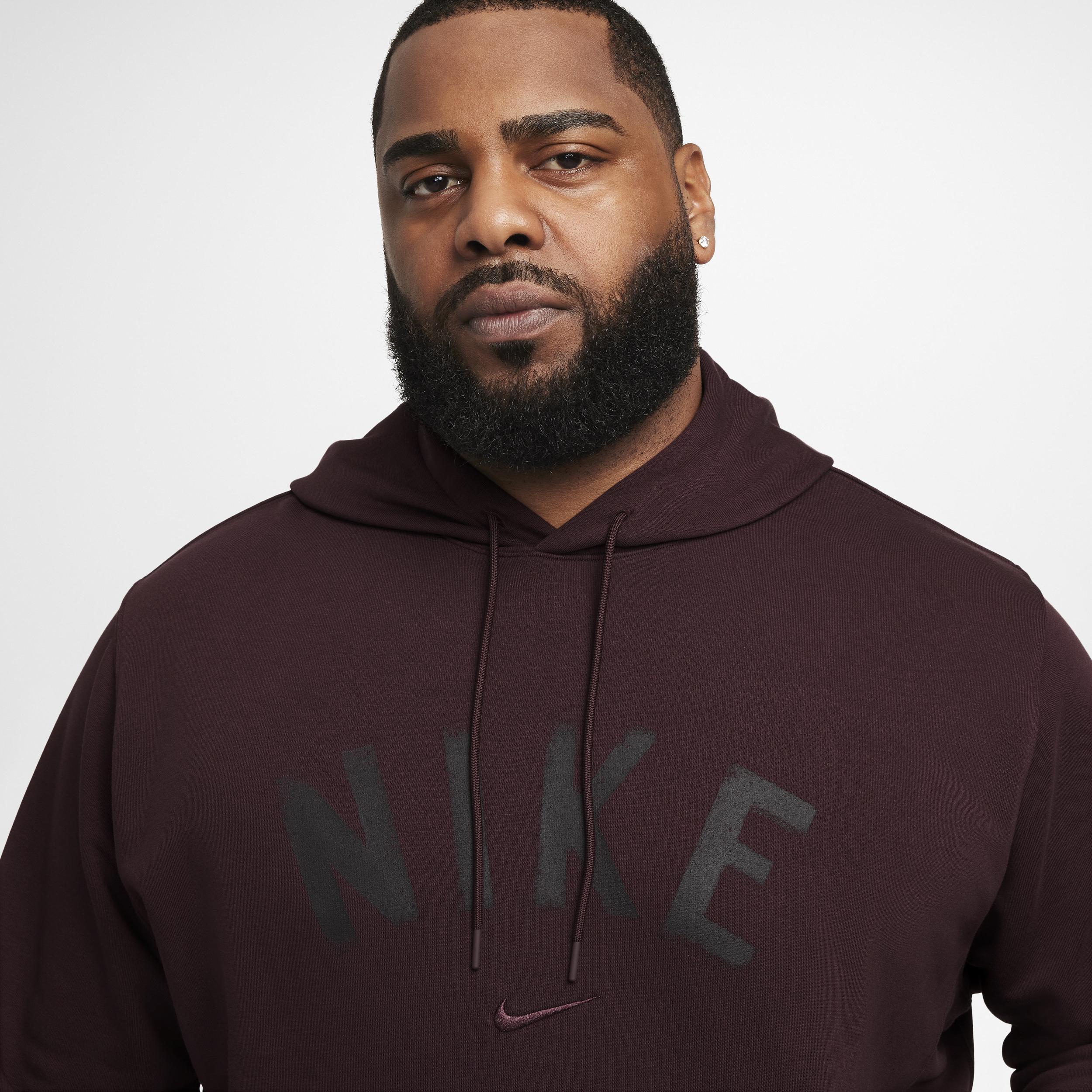 Nike Swoosh Men's Dri-FIT French Terry Pullover Fitness Hoodie Product Image
