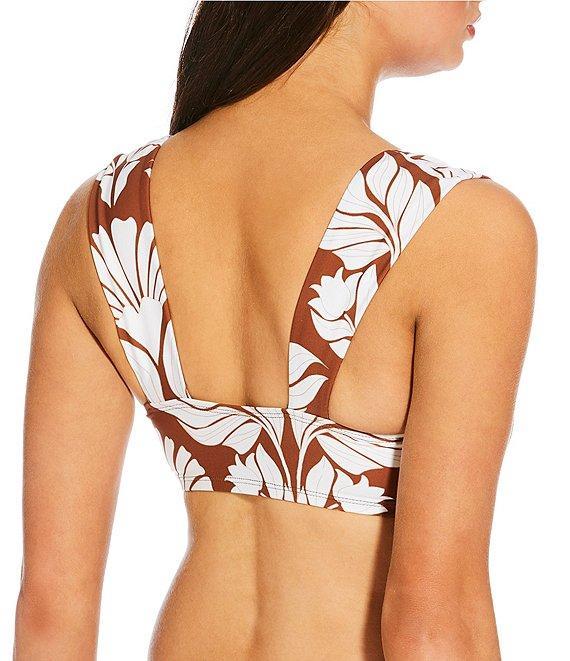Alex Marie Signature Sculpt Nouveau Tropical Mid Rise Swim Bottom Product Image