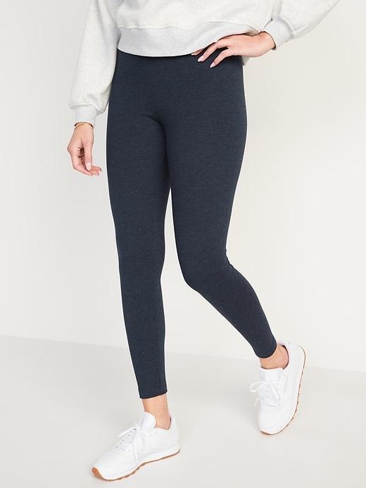 High-Waisted Jersey Leggings Product Image
