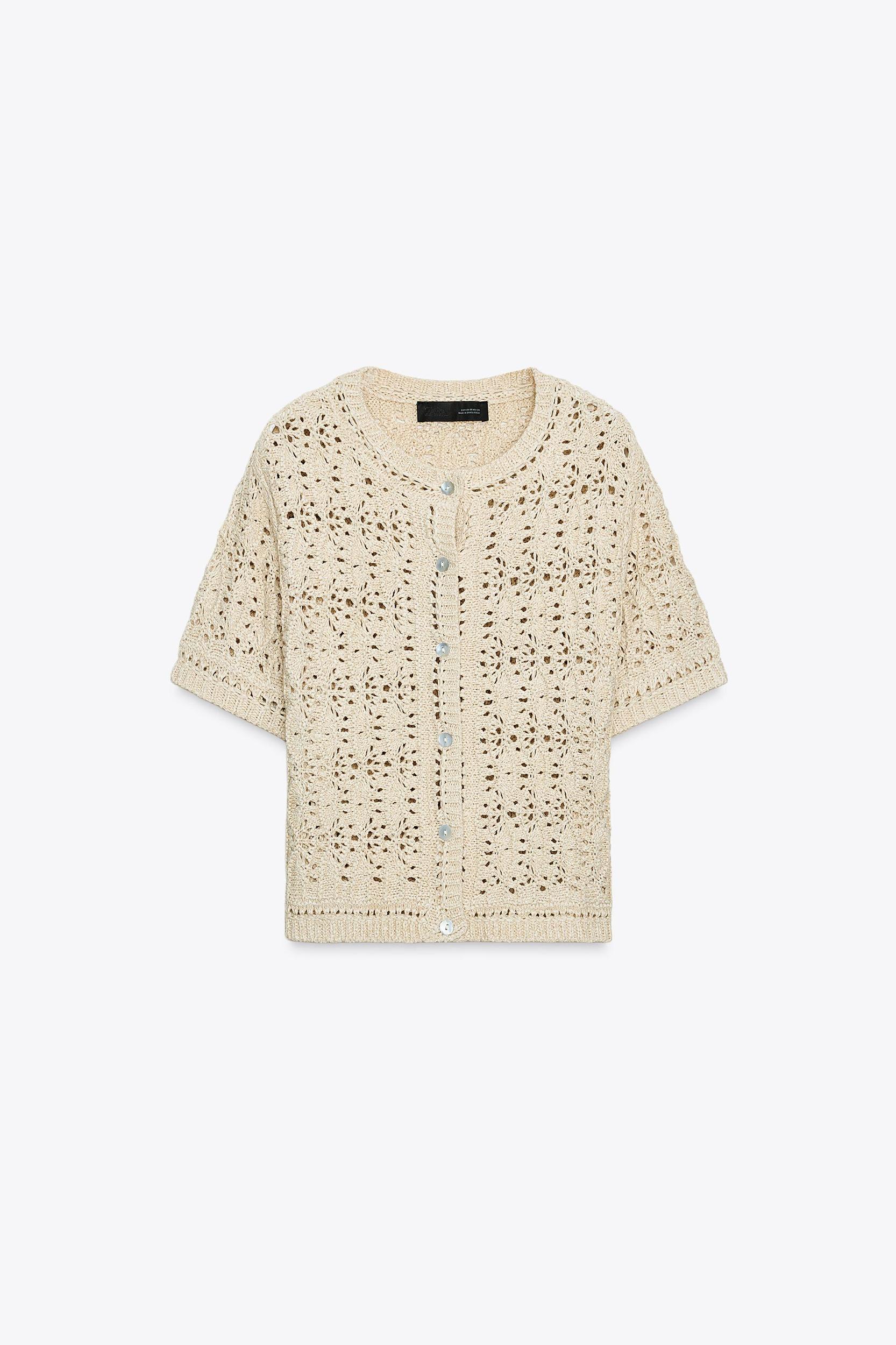 OPEN KNIT CARDIGAN Product Image