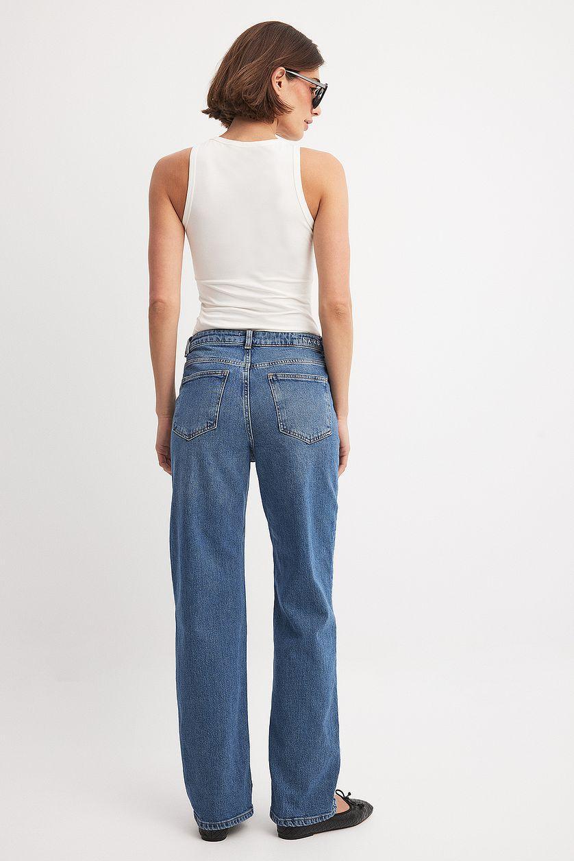 Straight High Waist Jeans Product Image