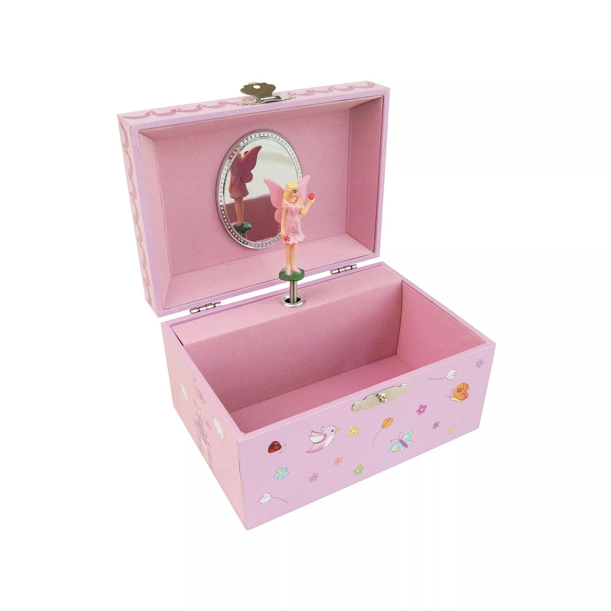 Mele and Co Girl's Mini Krista Musical Twirling Fairy Jewelry Box, Women's, Pink Product Image